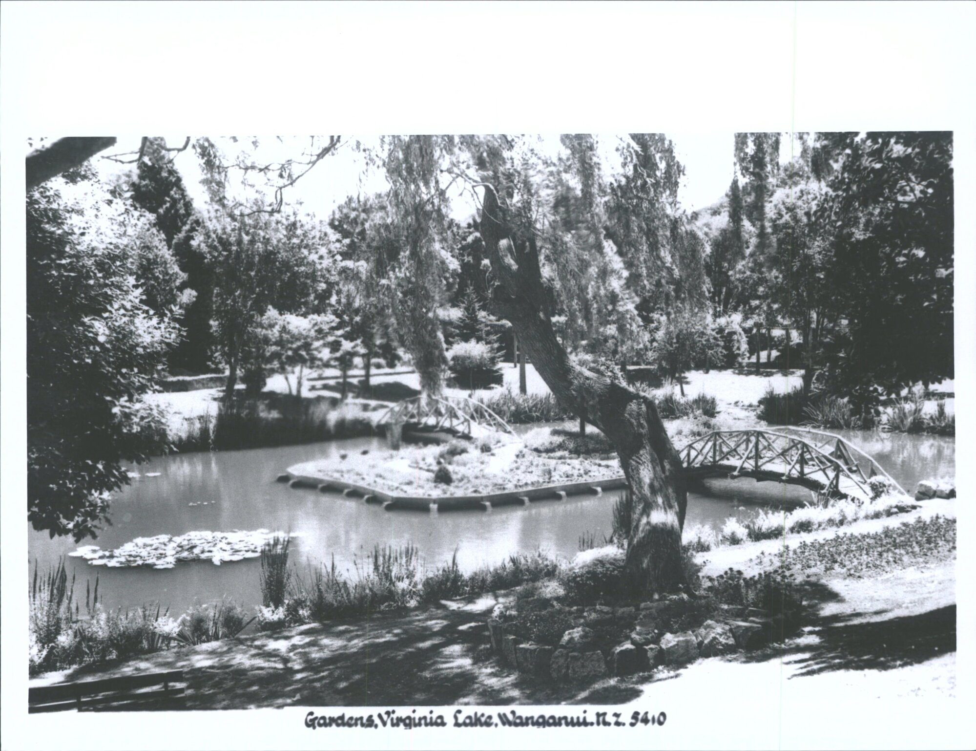 Gardens, Virginia Lake, Wanganui, N.Z.