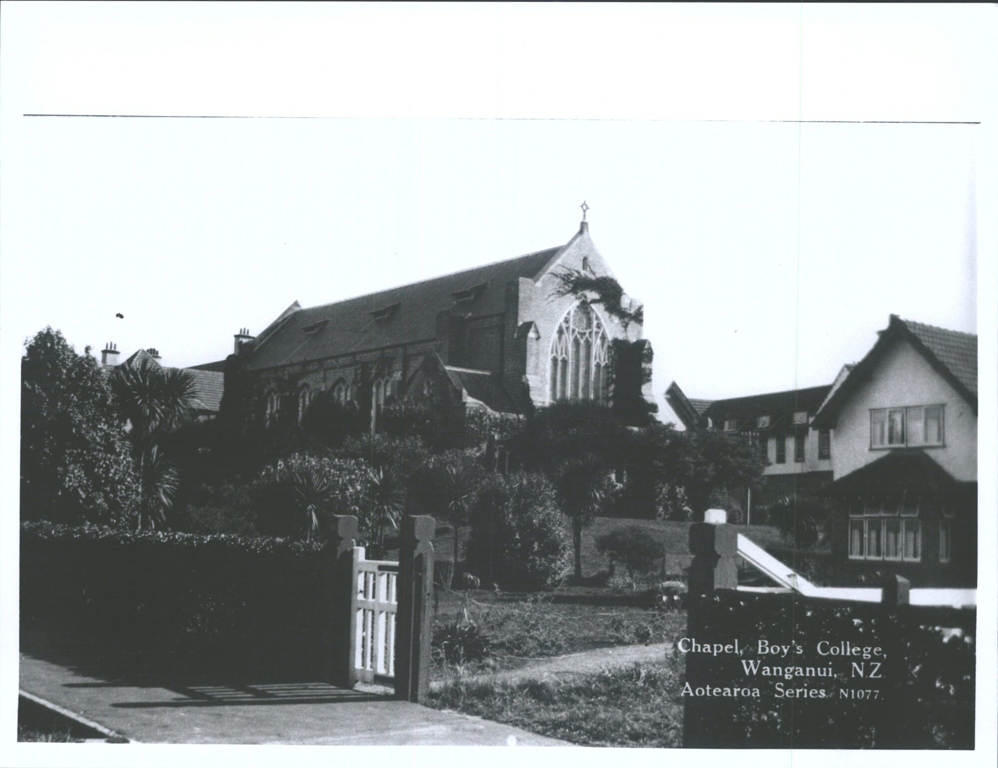 Chapel, Boy's College, Wanganui, N.Z.