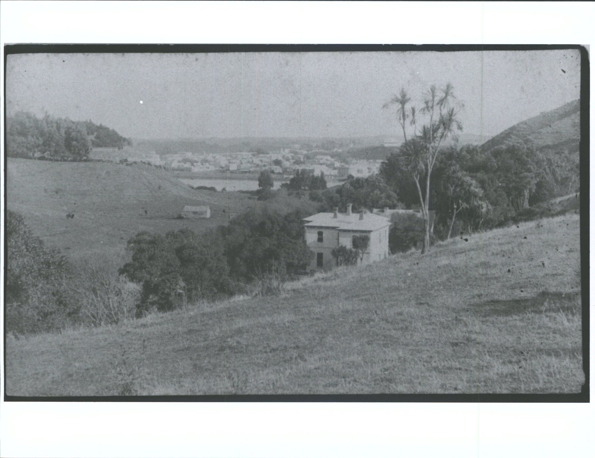 View of Wanganui from hill