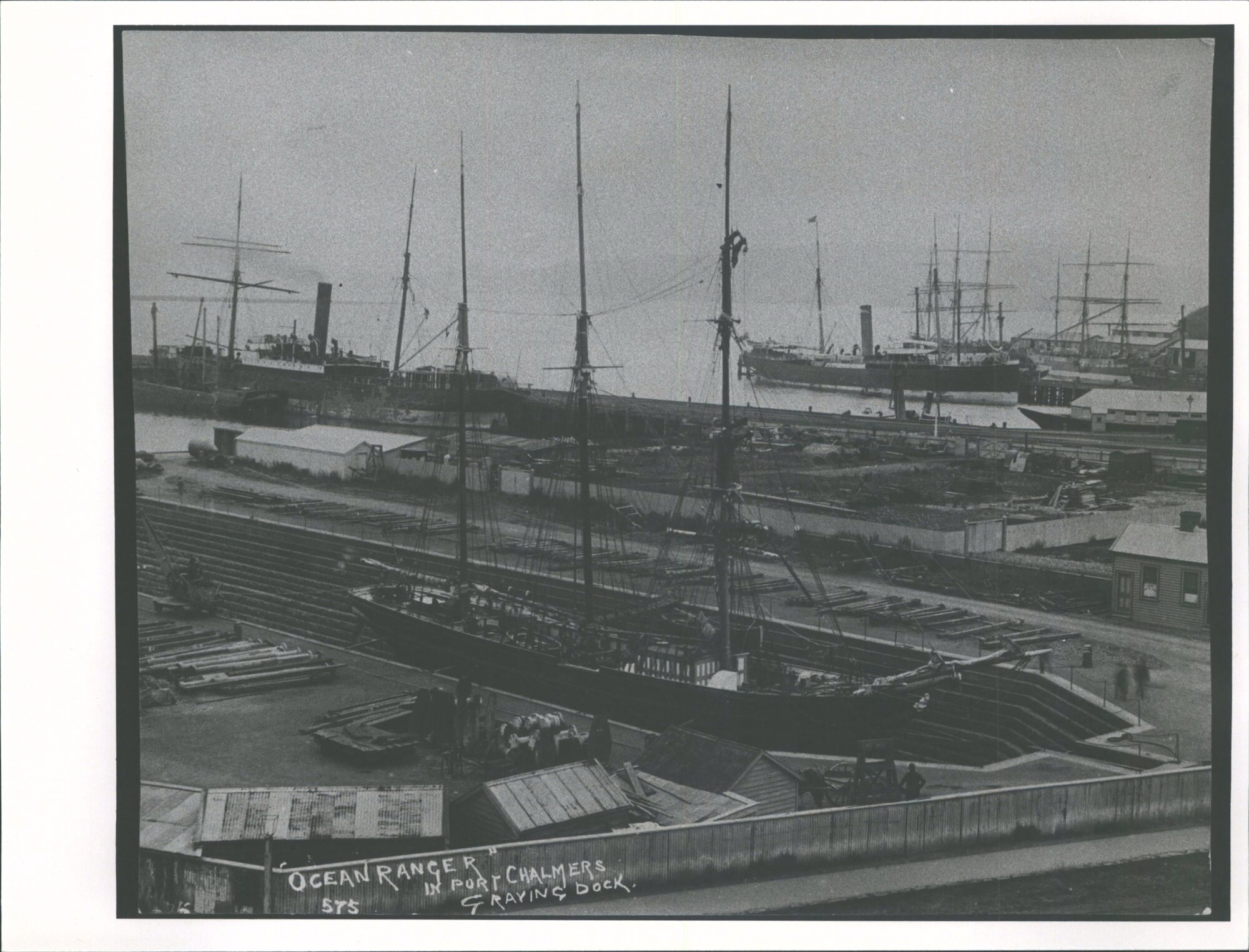 in Port Chalmers Graving Dock