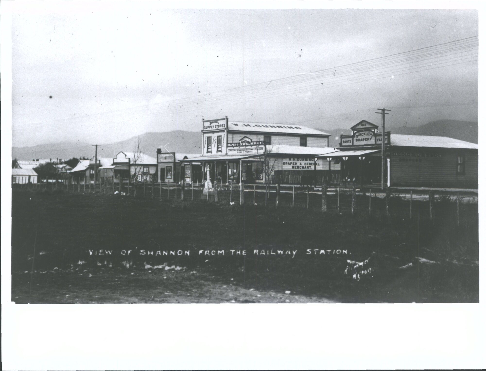 View of Shannon from the Railway Station