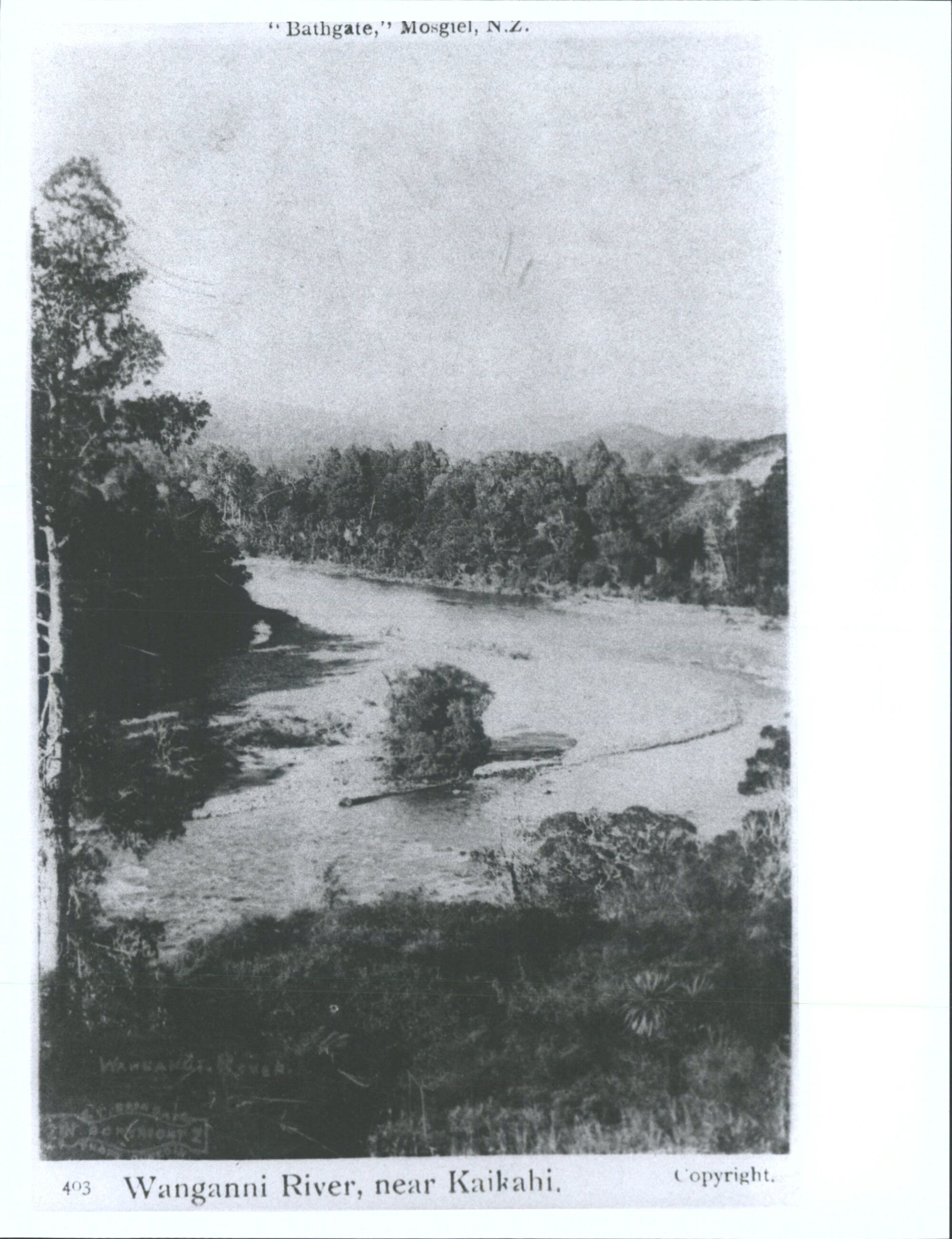 Wanganui River, near Kaikahi