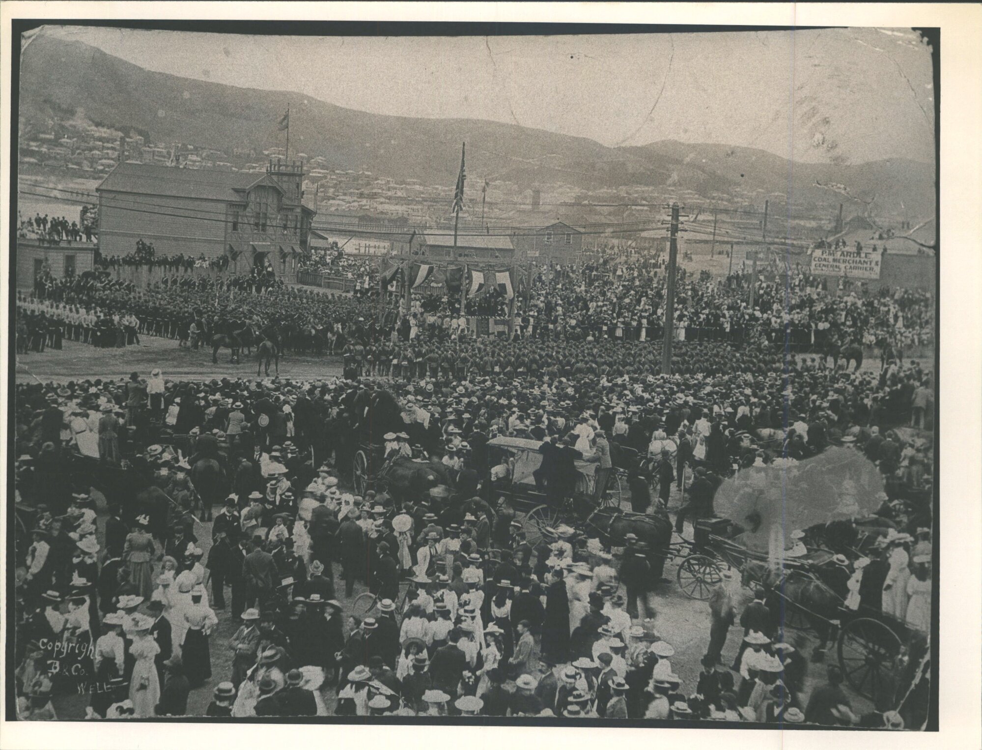 Departure of first contingent to South African War