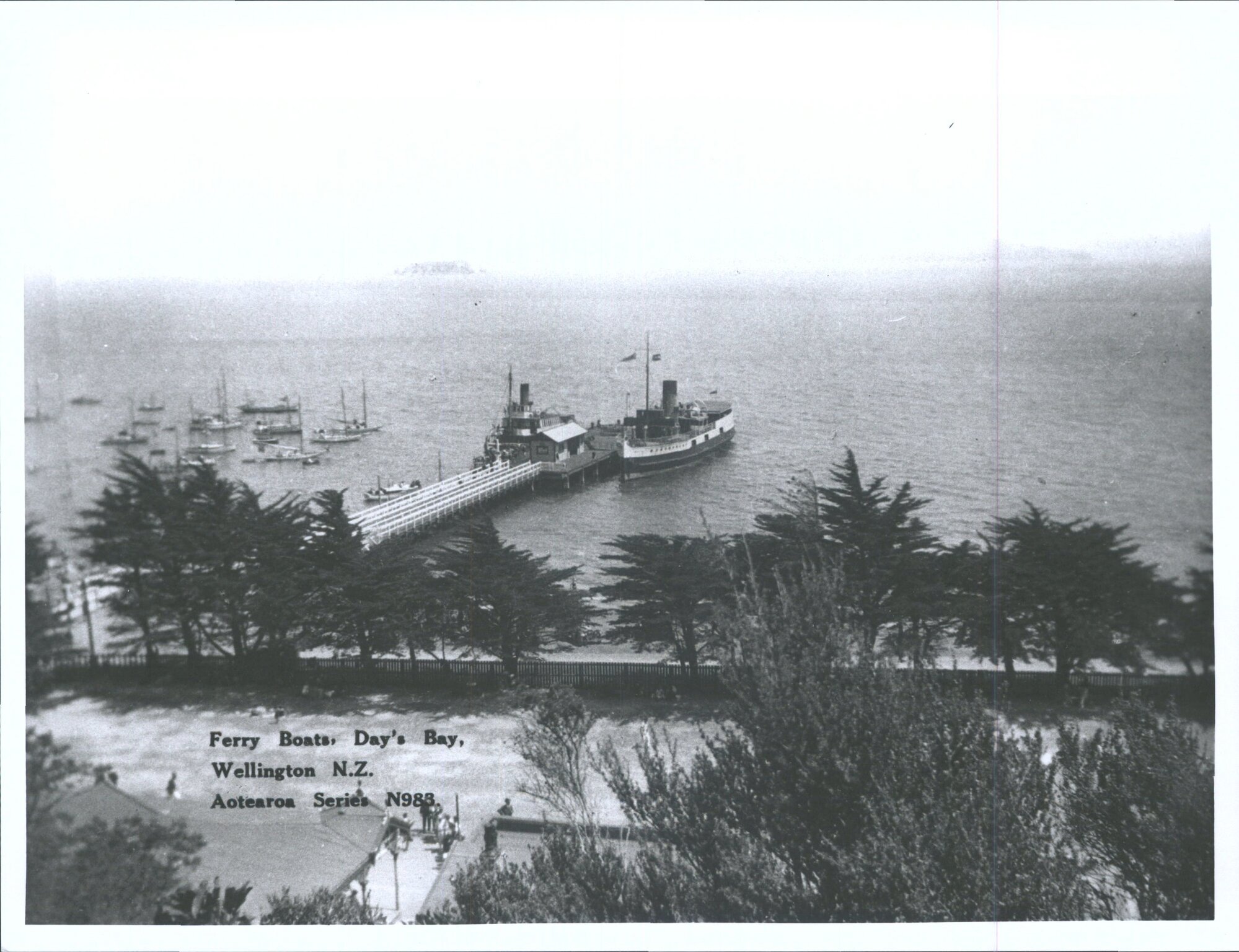 Ferry Boats, Day's Bay, Wellington, N.Z.