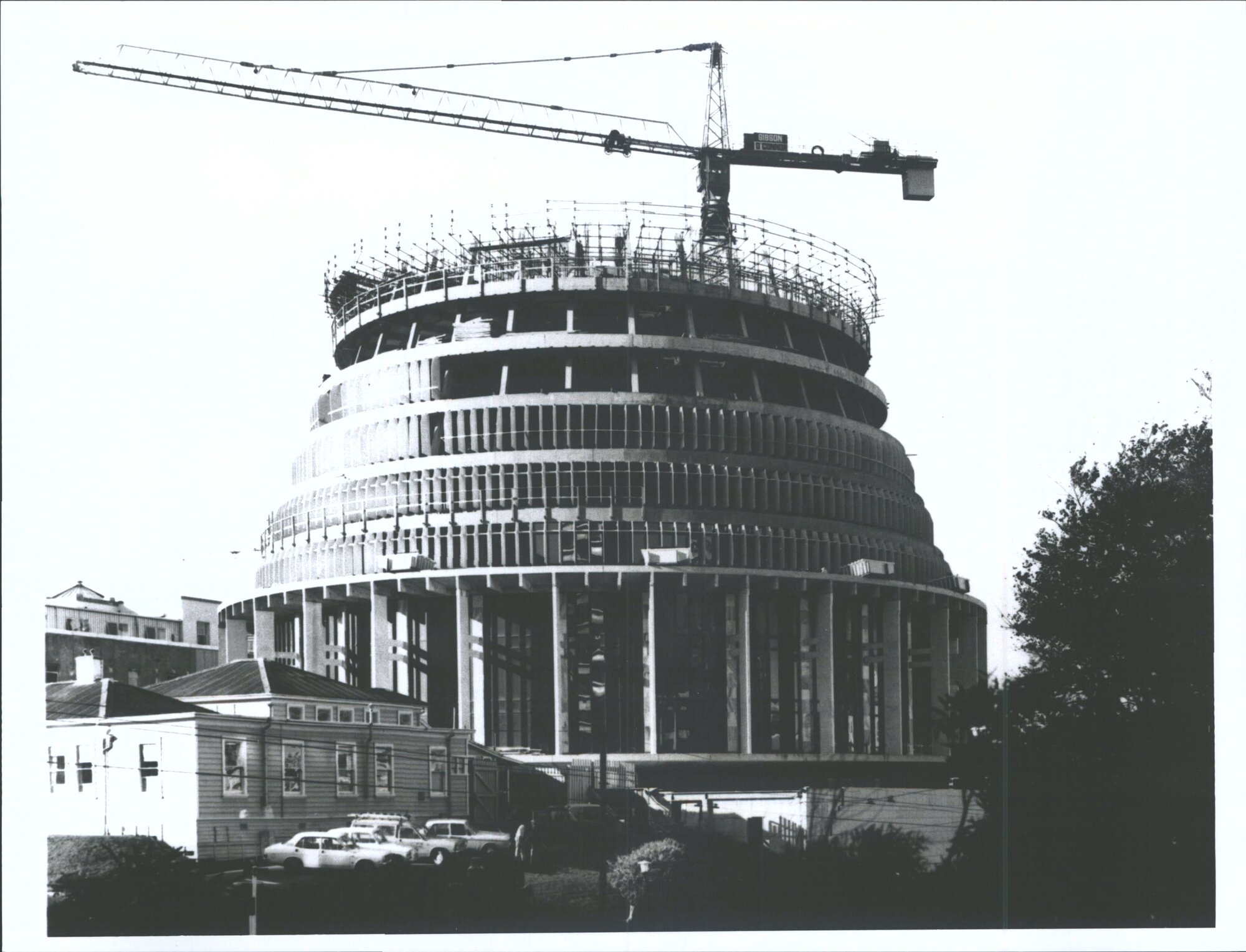 Parliament Buildings: New Beehive Structure Under Construction