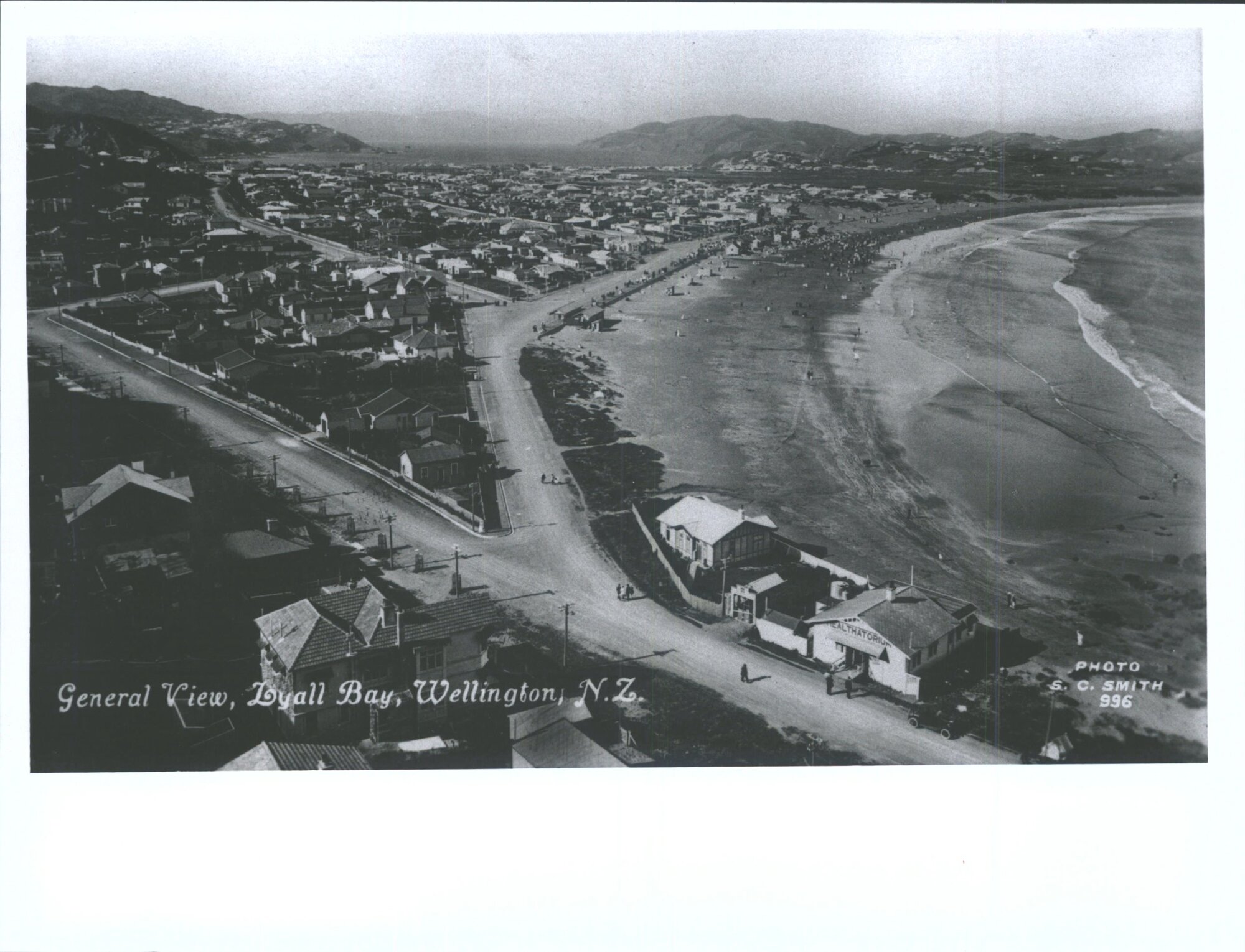 General View, Lyall Bay, Wellington, N.Z.