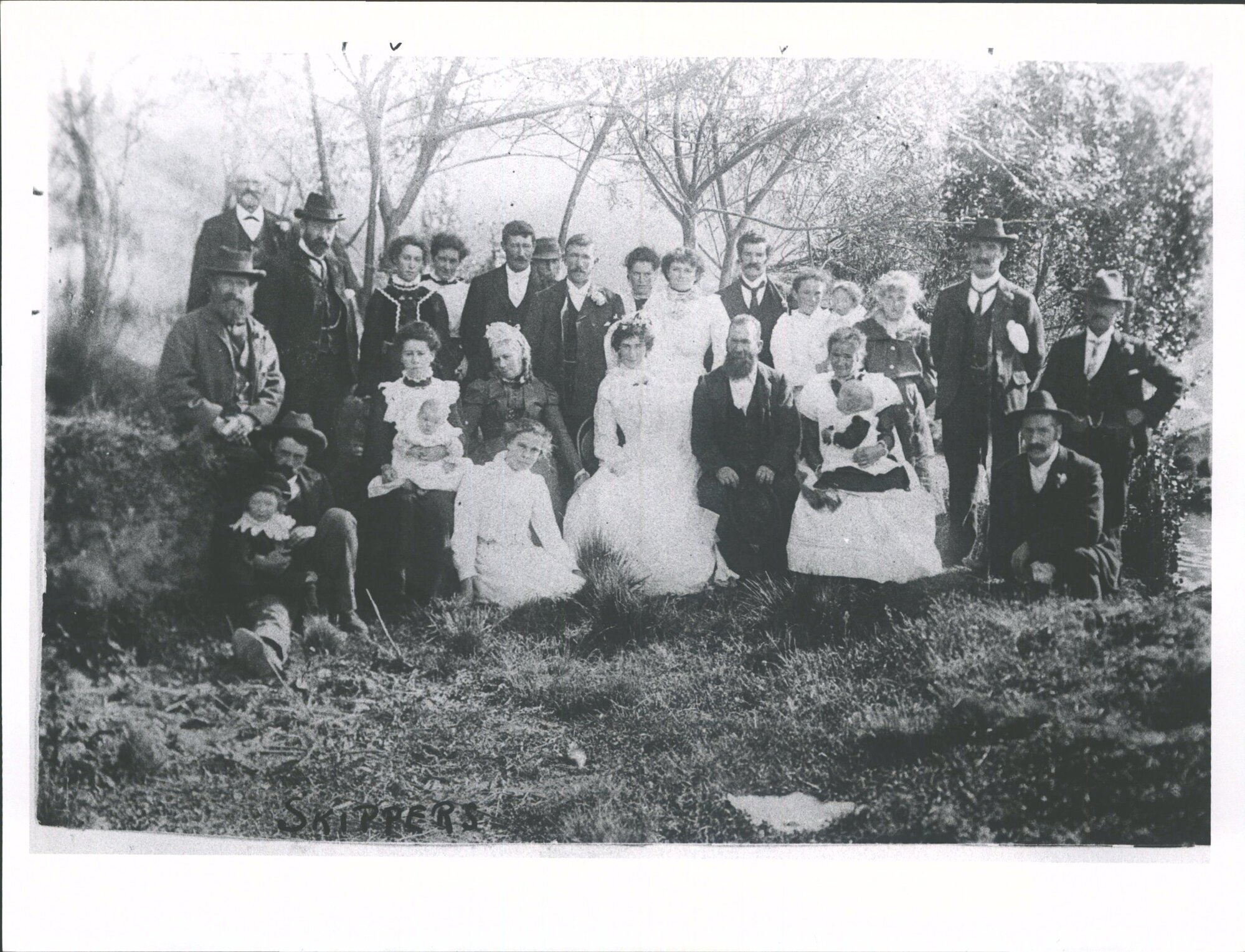 Wedding of Mr &amp; Mrs A. Helm, Smiths Terrace, Branches Road