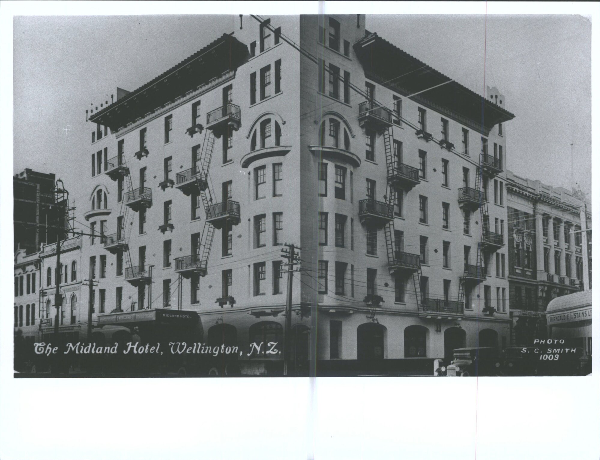 The Midland Hotel, Wellington, N.Z.