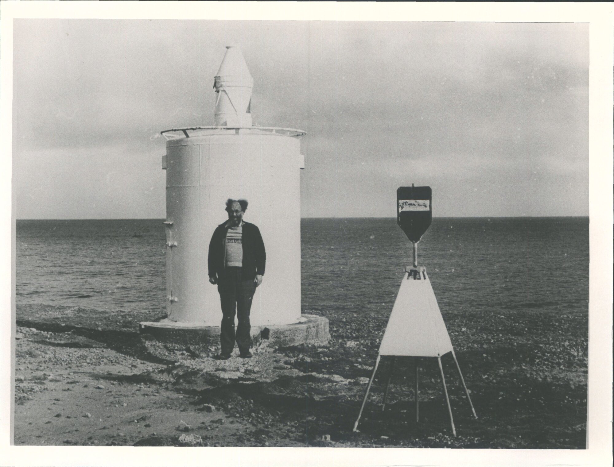 G.J. Griffiths at Slope Point, Southland