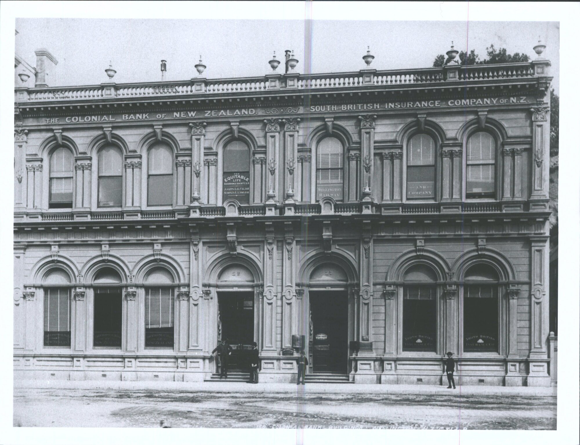 Colonial Bank Buildings, Wellington, N.Z.
