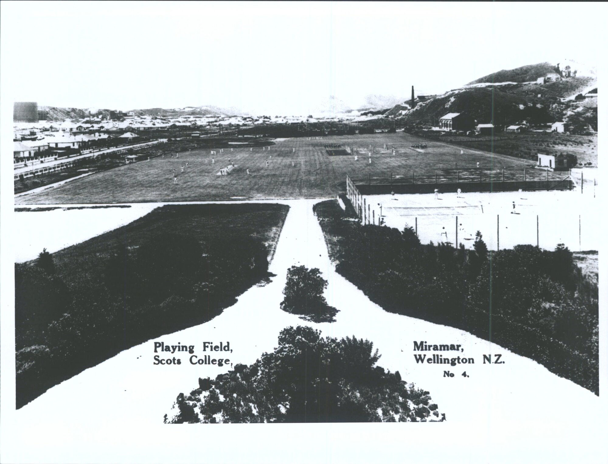 Playing Field, Scots College, Miramar, Wellington, N.Z.