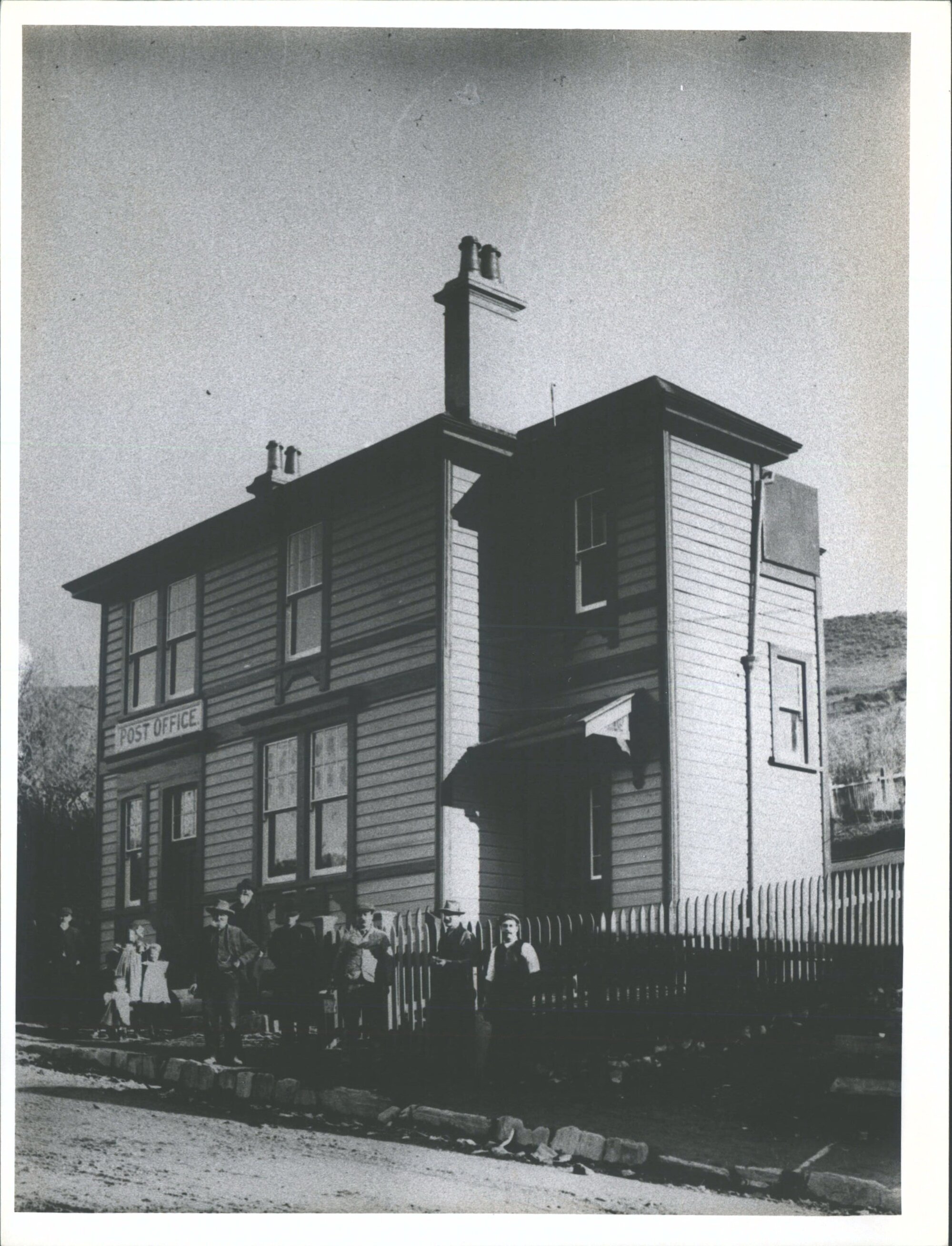 Unidentified Group outside St Bathans Post Office