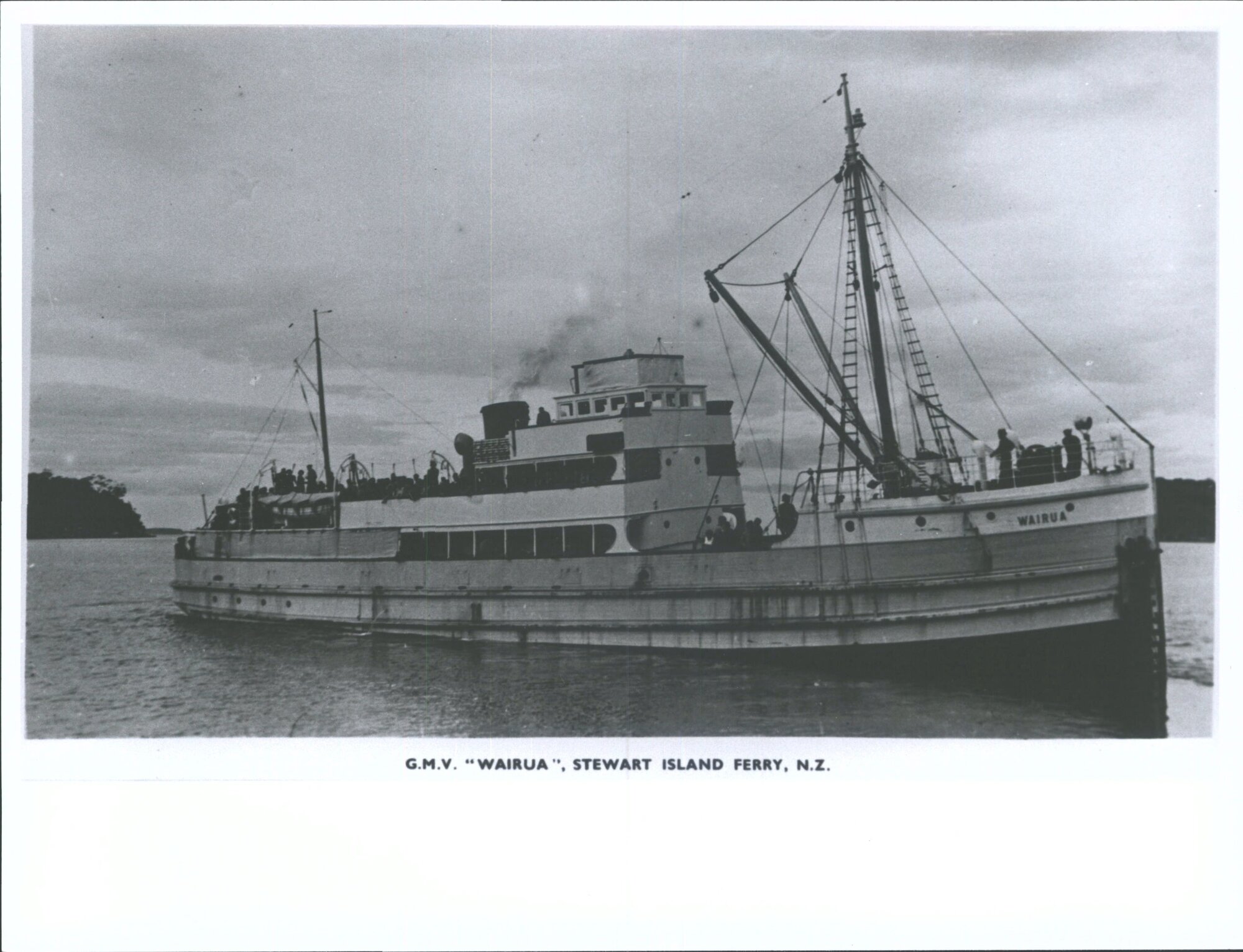 G.M.V. "Wairua", Stewart Island Ferry, N.Z.
