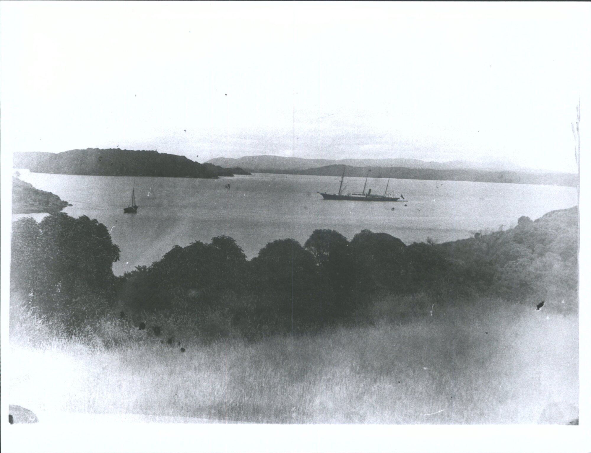 Hinemoa at Anchor in Paterson Inlet