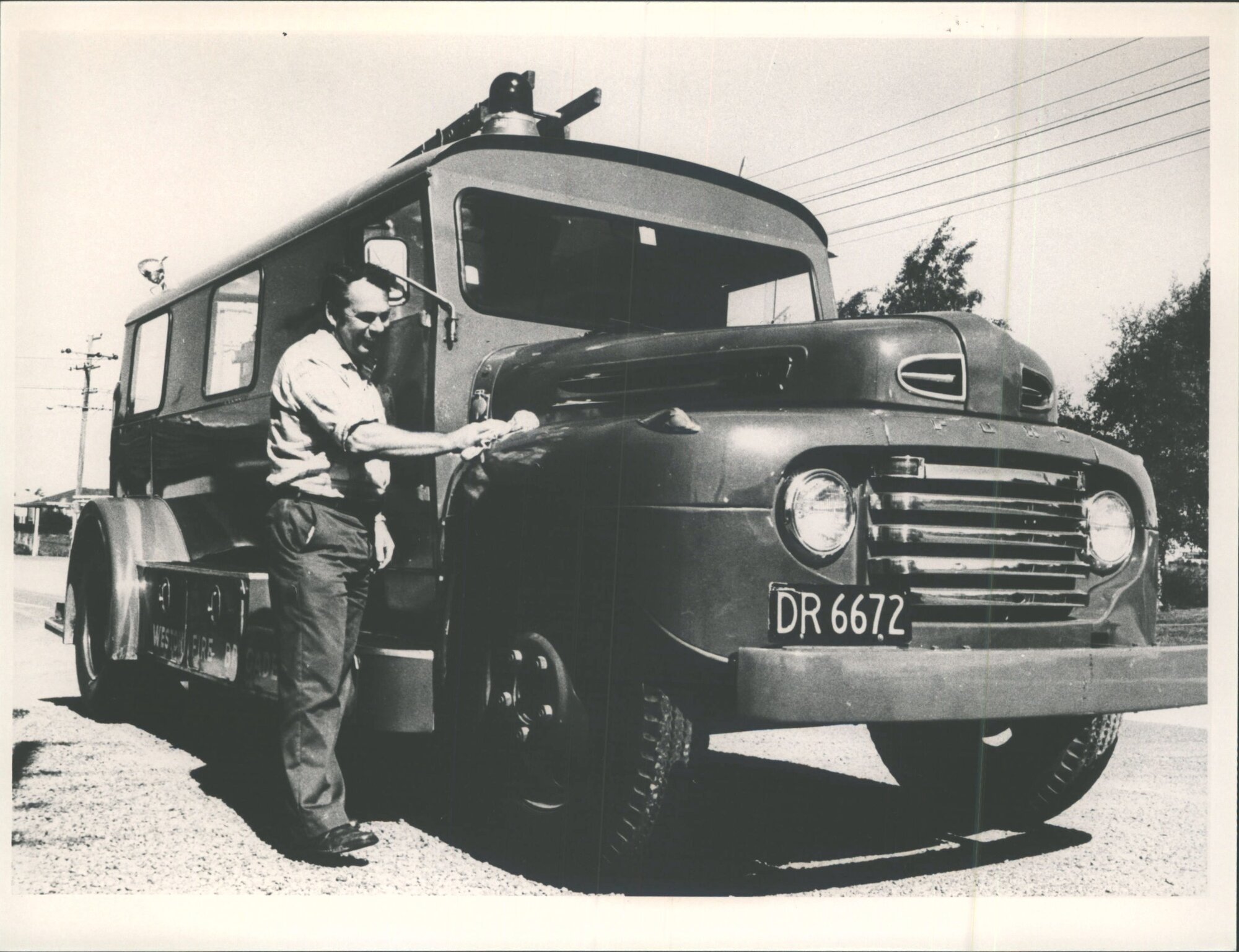 Fire Engine &amp; Fire Chief Bill Gilchrist