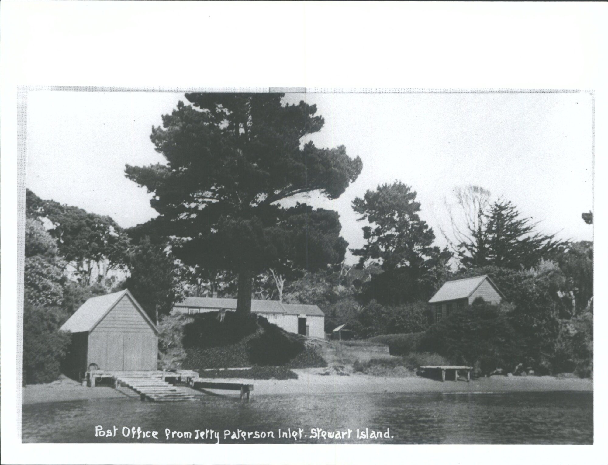 Ulva Island Post Office from Jetty, Paterson Inlet, Stewart Island
