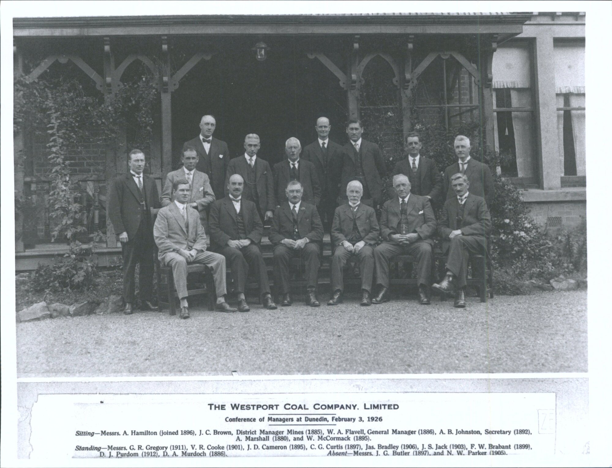 Conference of Managers at Dunedin
