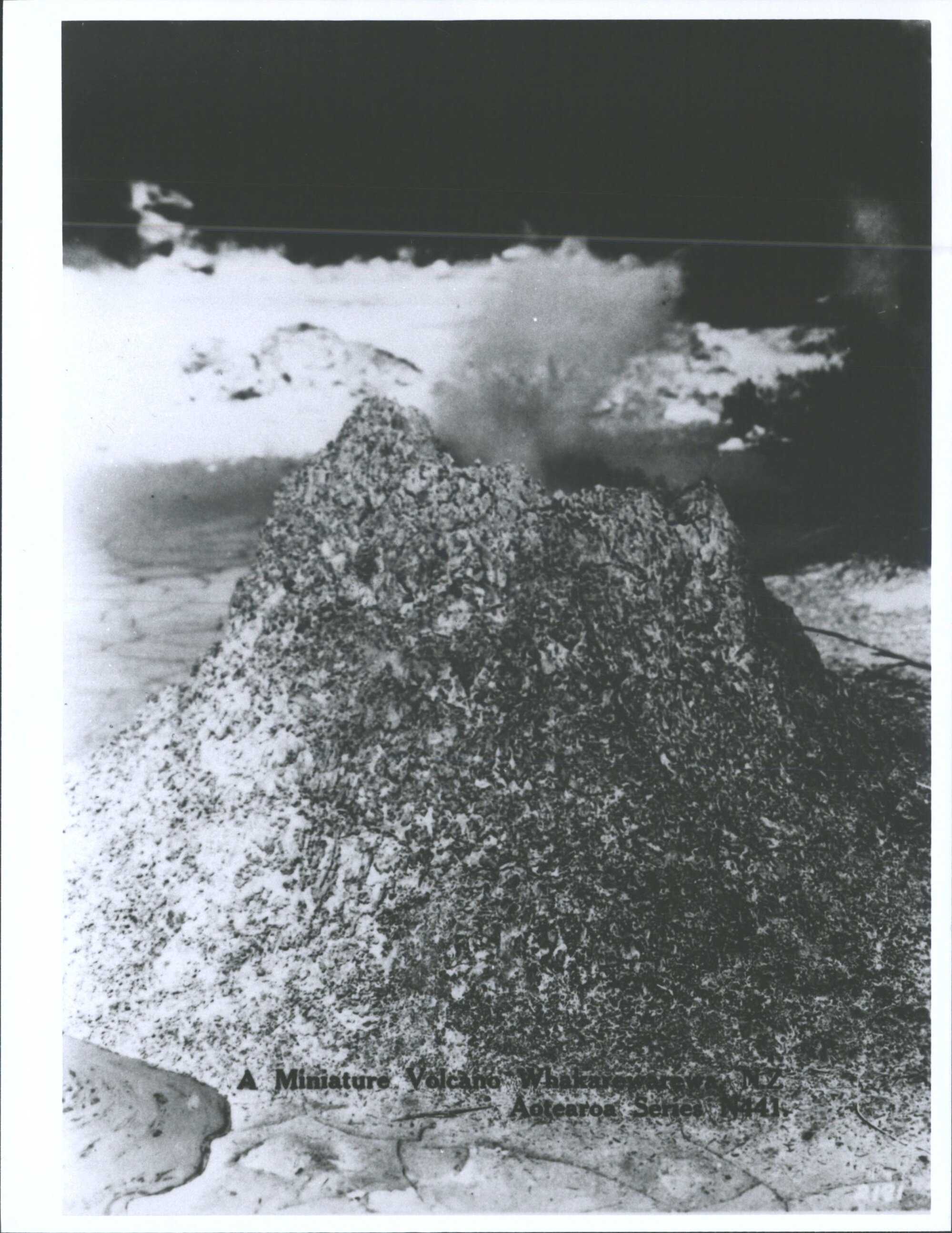 A Miniature Volcano, Whakarewarewa, N.Z.