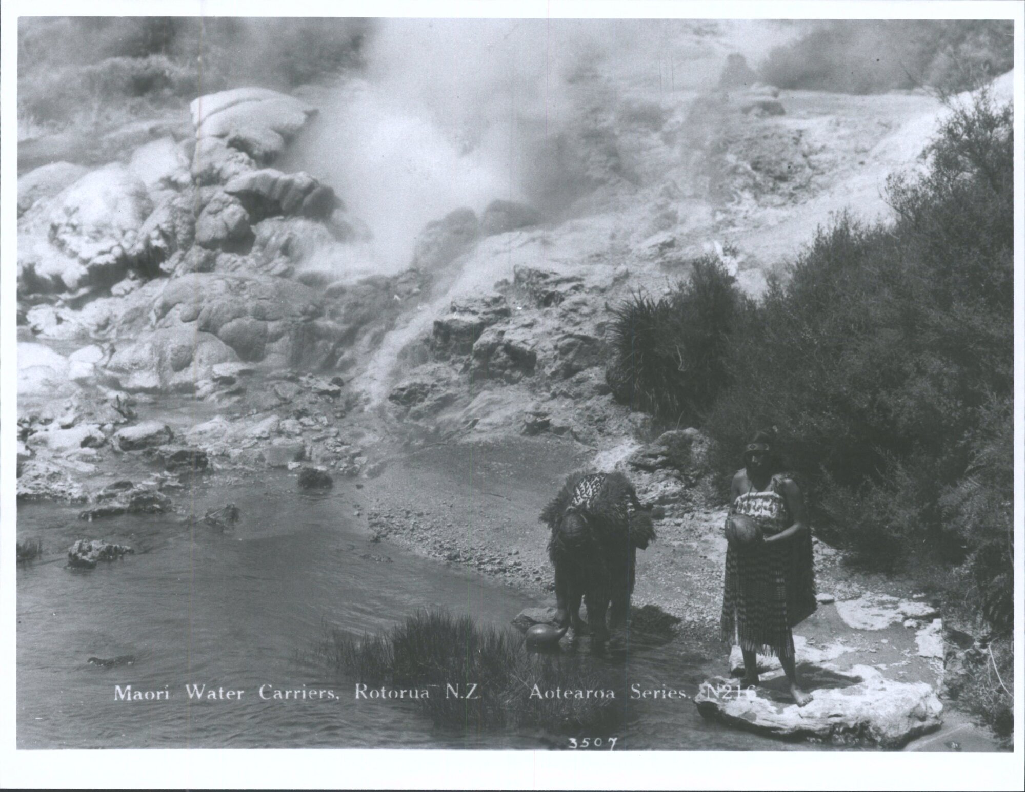 Maori Water Carriers, Rotorua, N.Z.