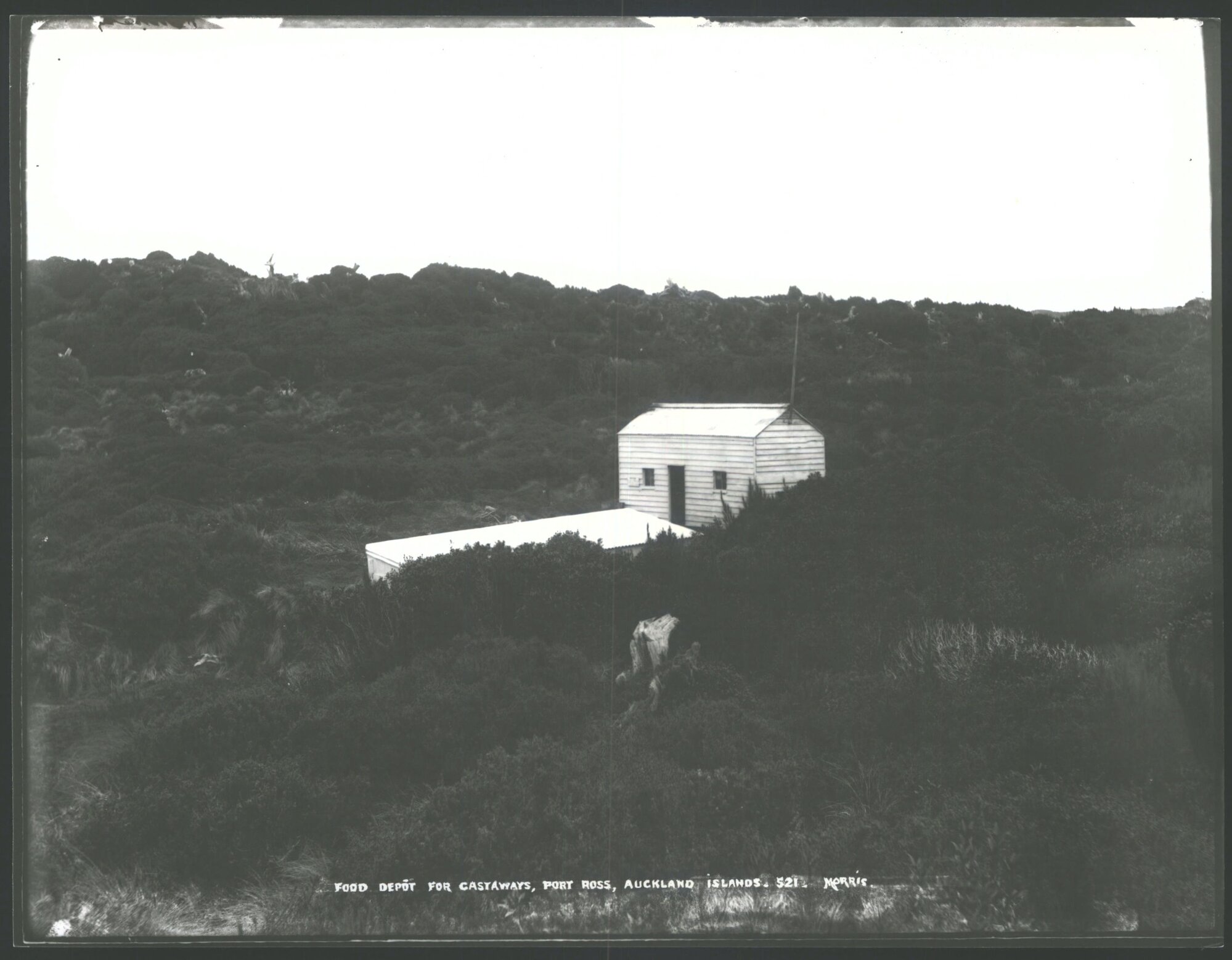 Food Depot for Castaways, Port Ross, Auckland Islands