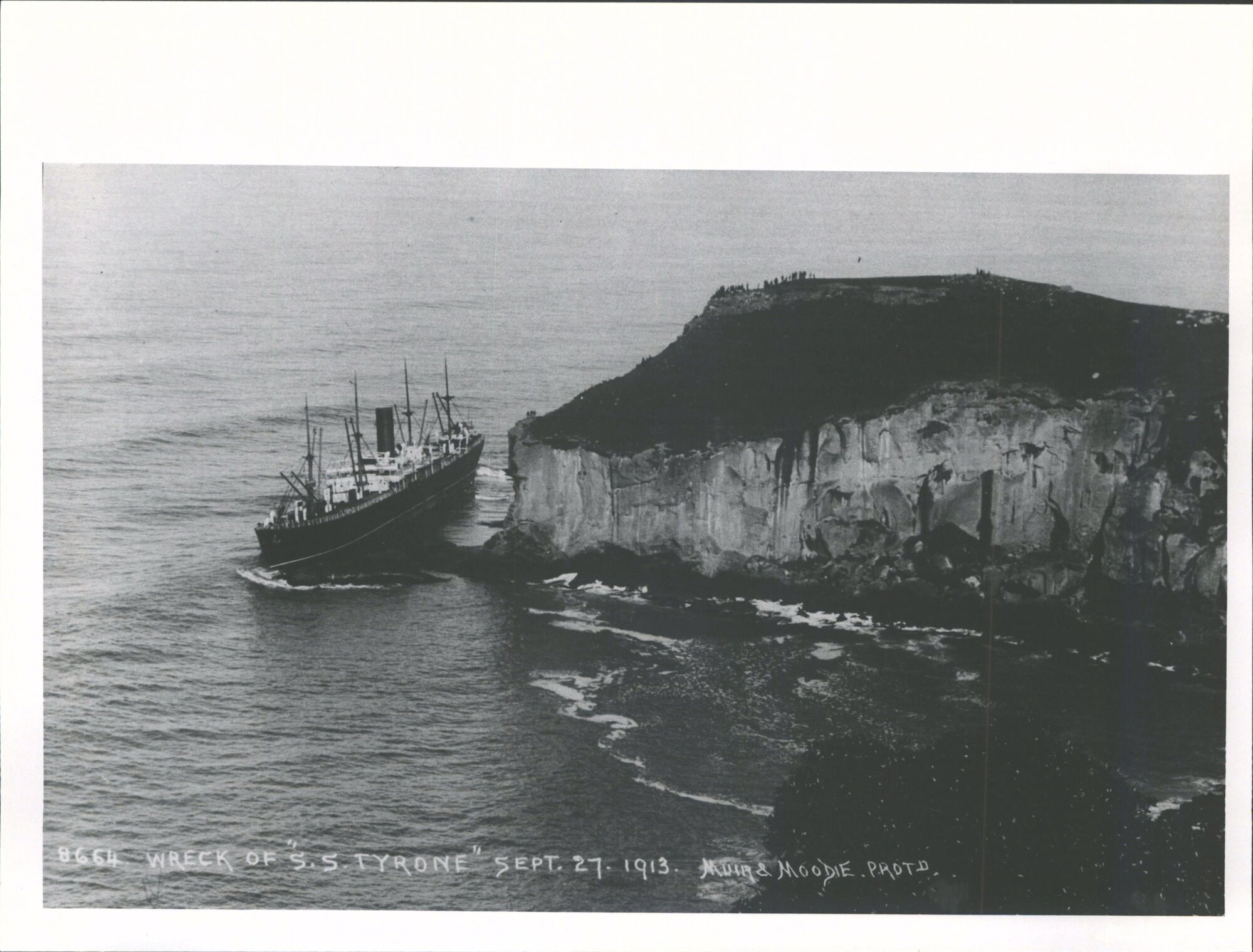 TYRONE, wreck of Sept 27, 1913