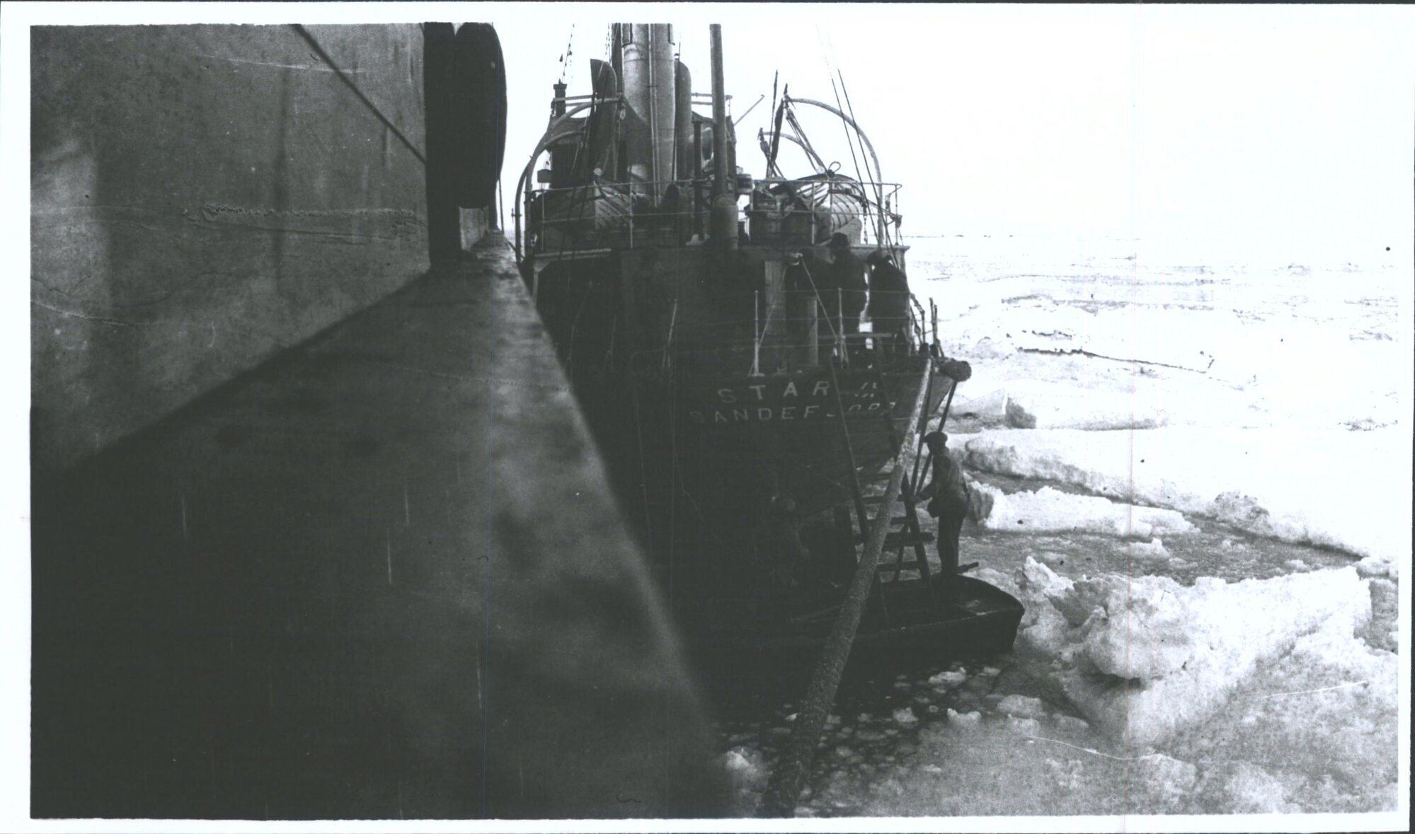 Whaling ship "Star IX" in ice