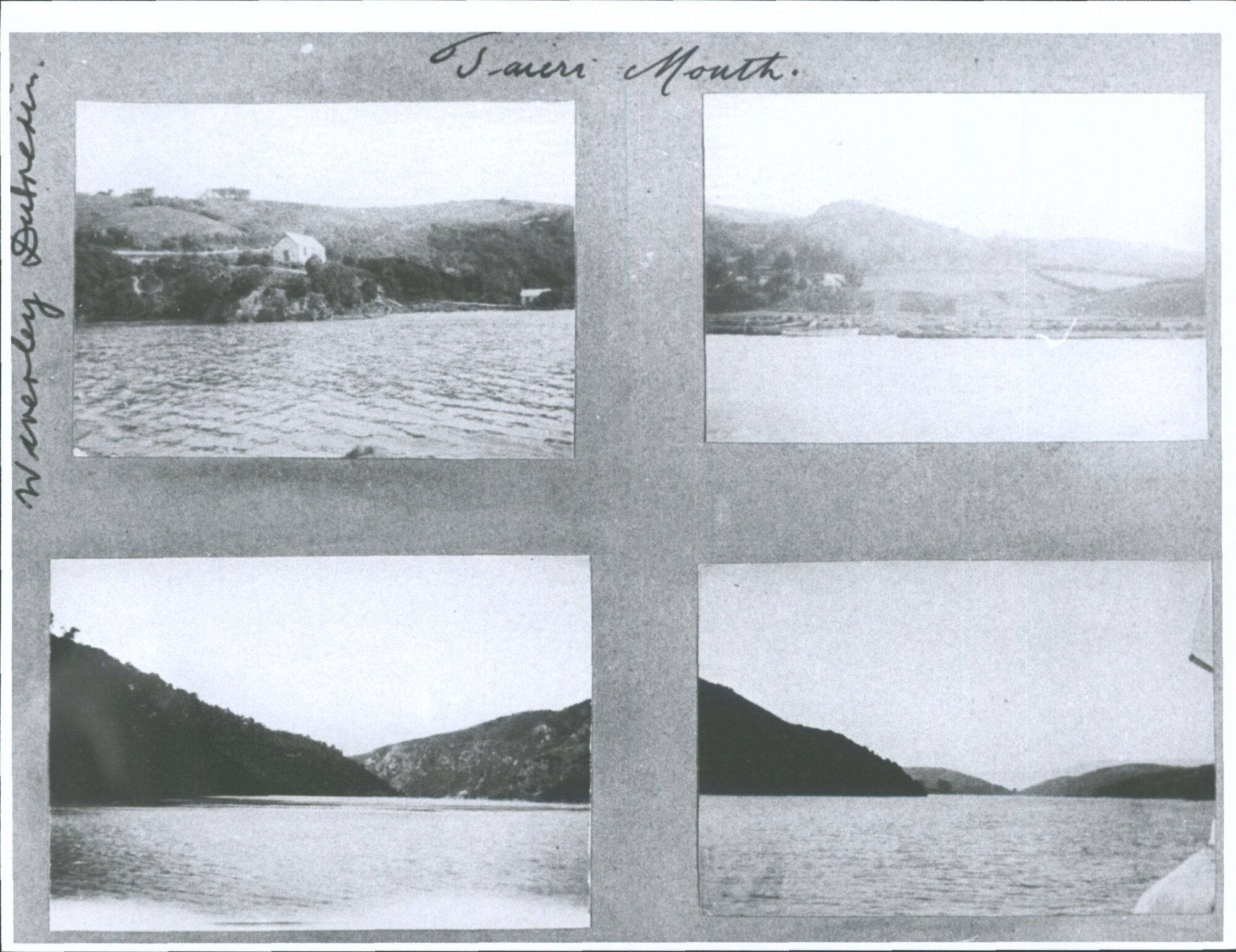 Four views of River and Dwellings at Taieri Mouth