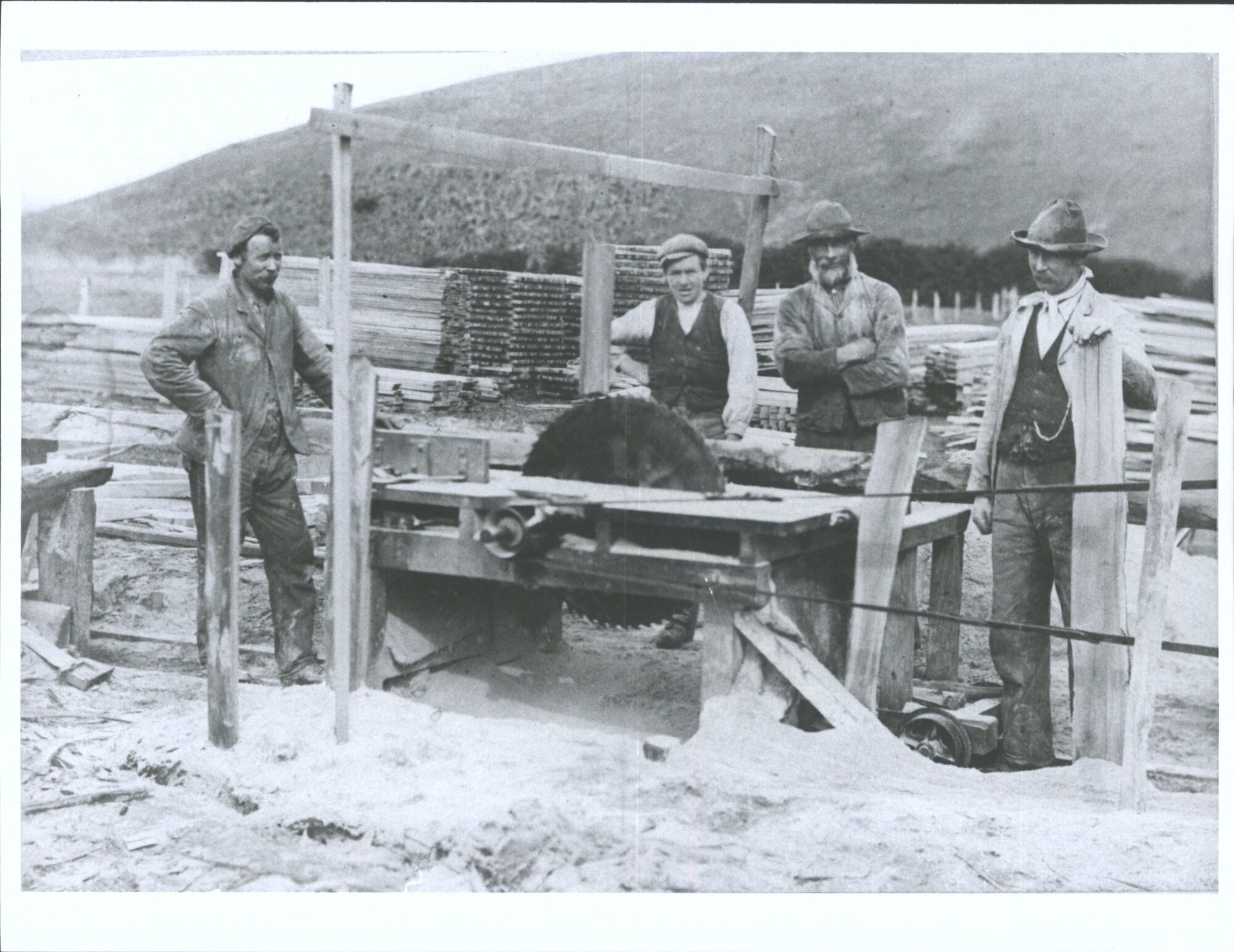 Sawmilling, Taieri Mouth