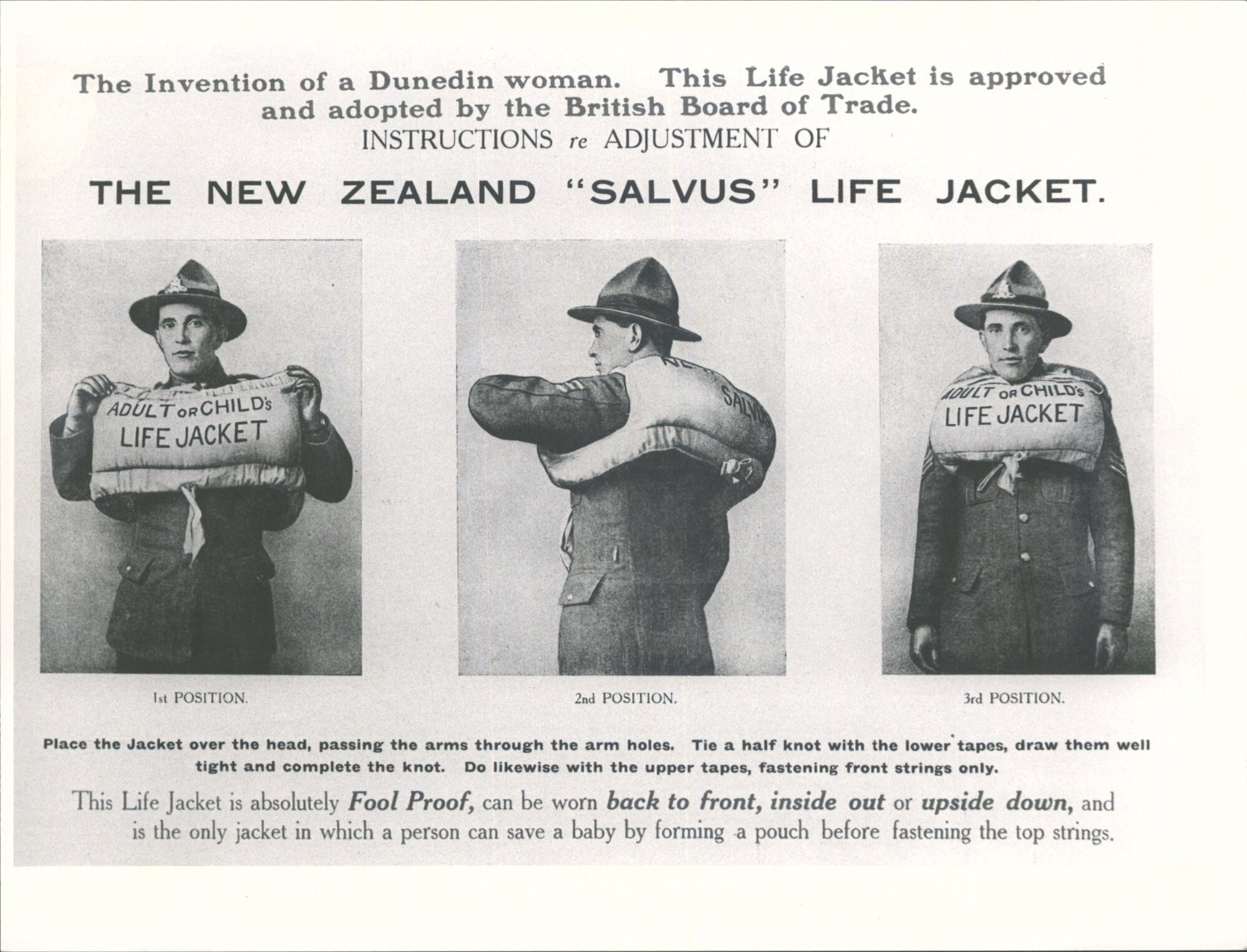 New Zealand "Salvus" Life Jacket