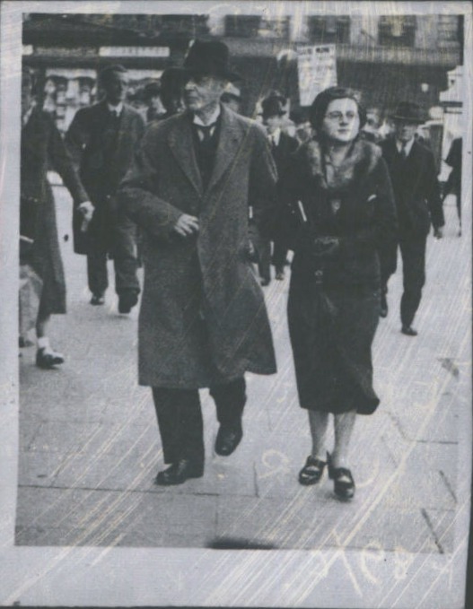 DR FEATHERSTON CARGILL AND HIS DAUGHTER GEORGETTE IN ENGLAND BEFORE THE WAR