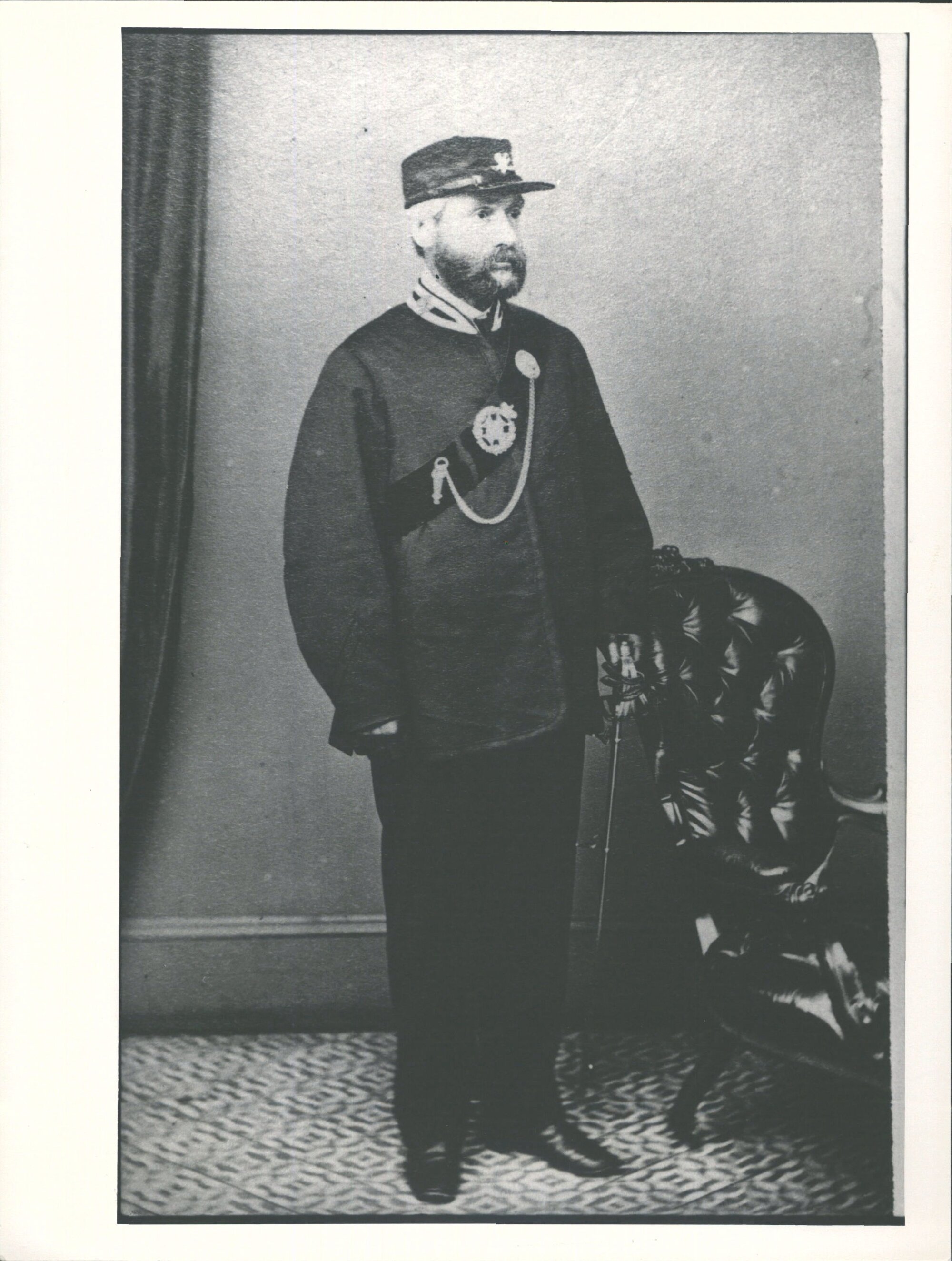 In command of Volunteers &amp; Militia, Otago March 1866