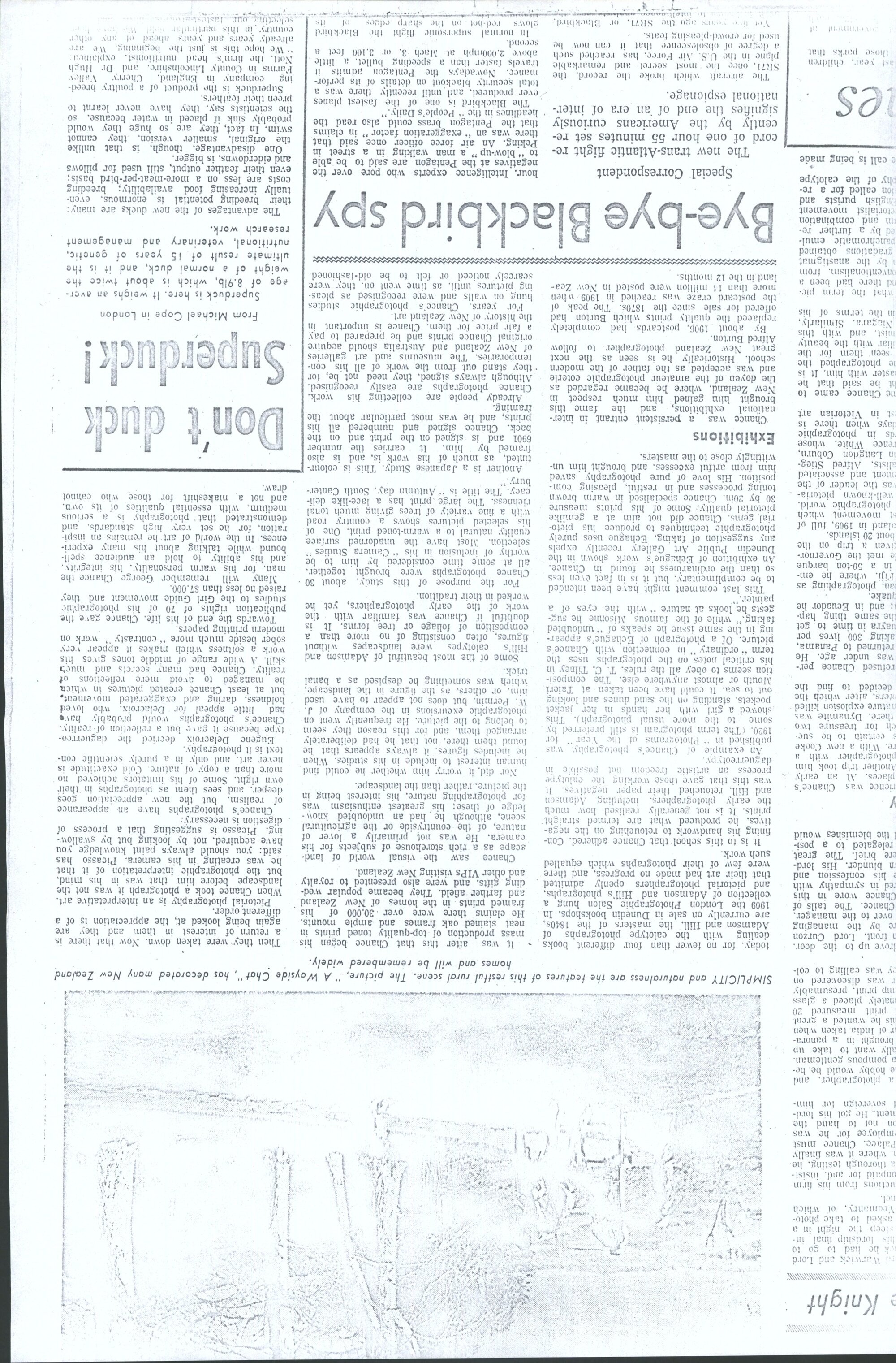 Chance, George Photographer