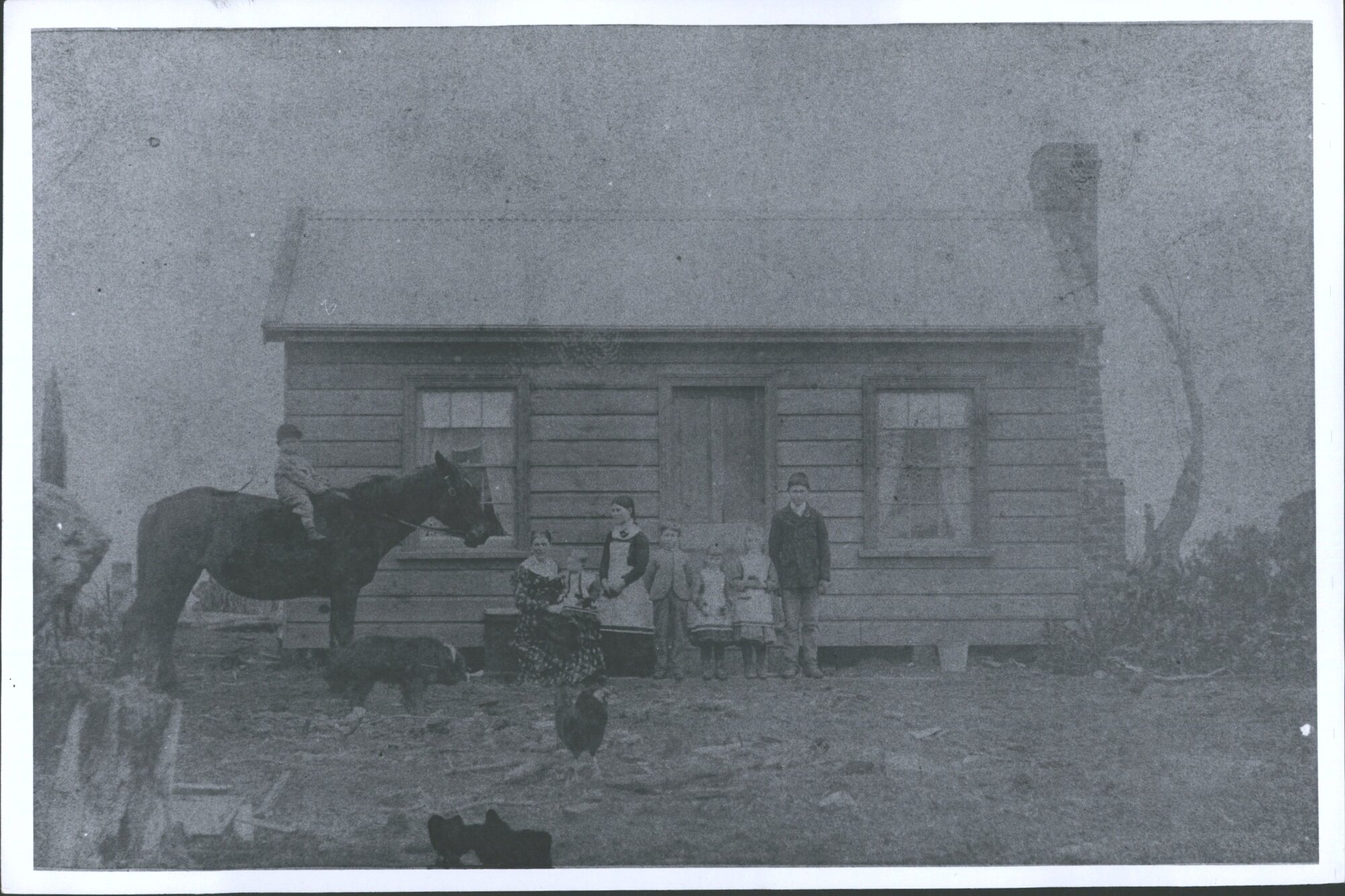 Dick Family's first home. Wickliffe Bay
