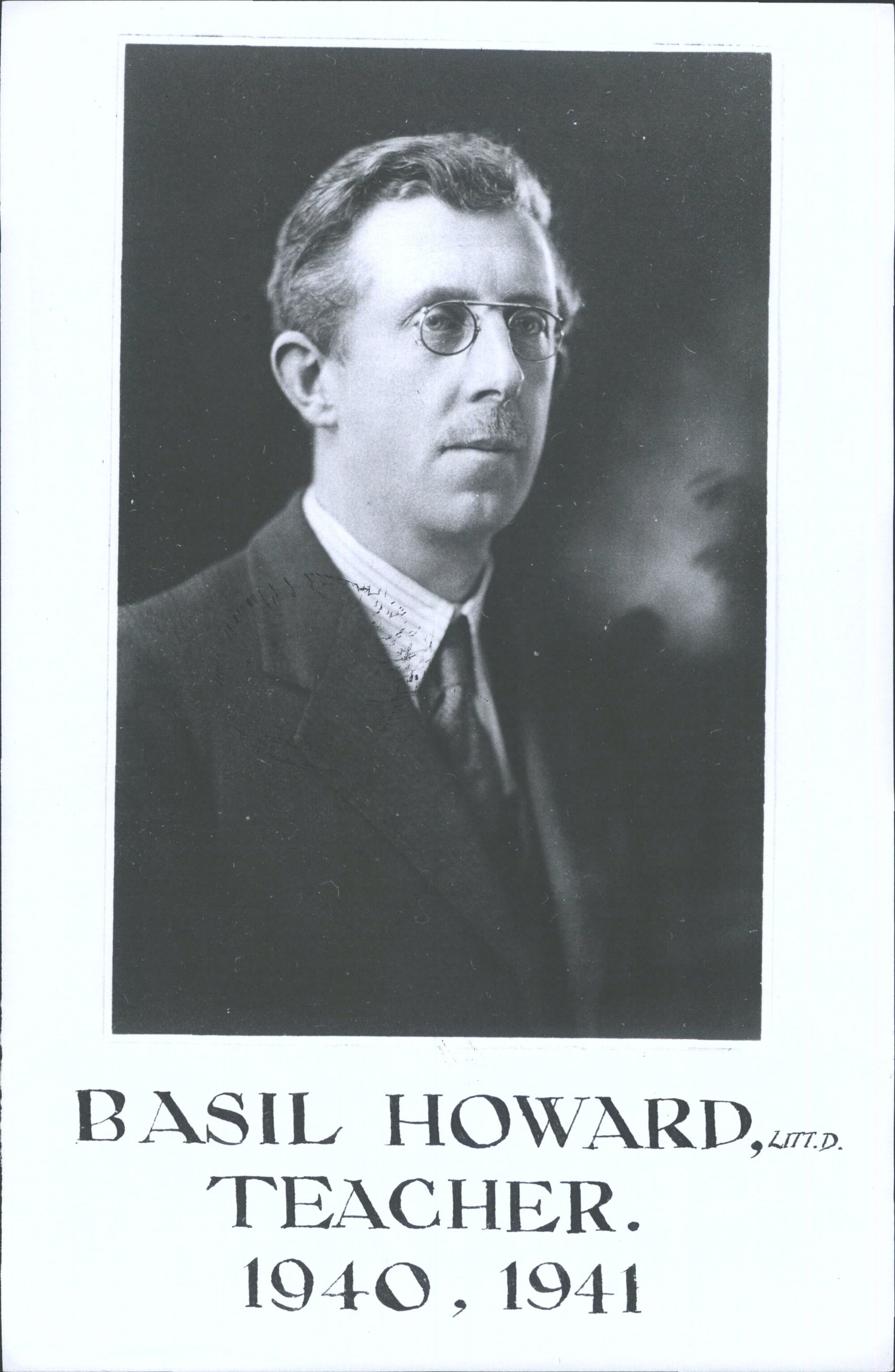 Howard, Basil, President of ROYAL SOCIETY NZ.