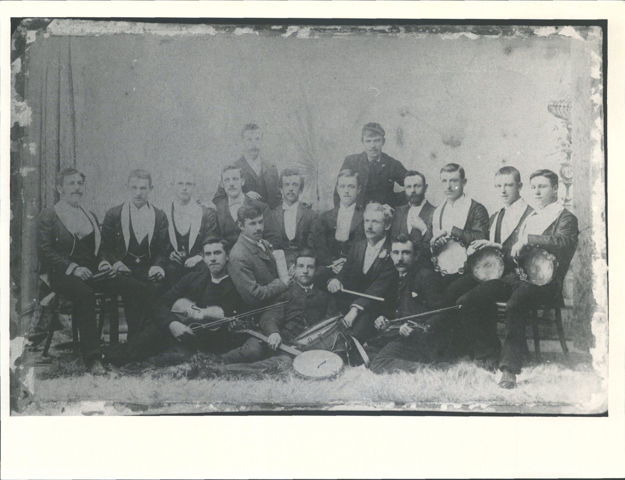 D. E. Hutton conductor, Dunedin Old Kentucky Minstrel Club