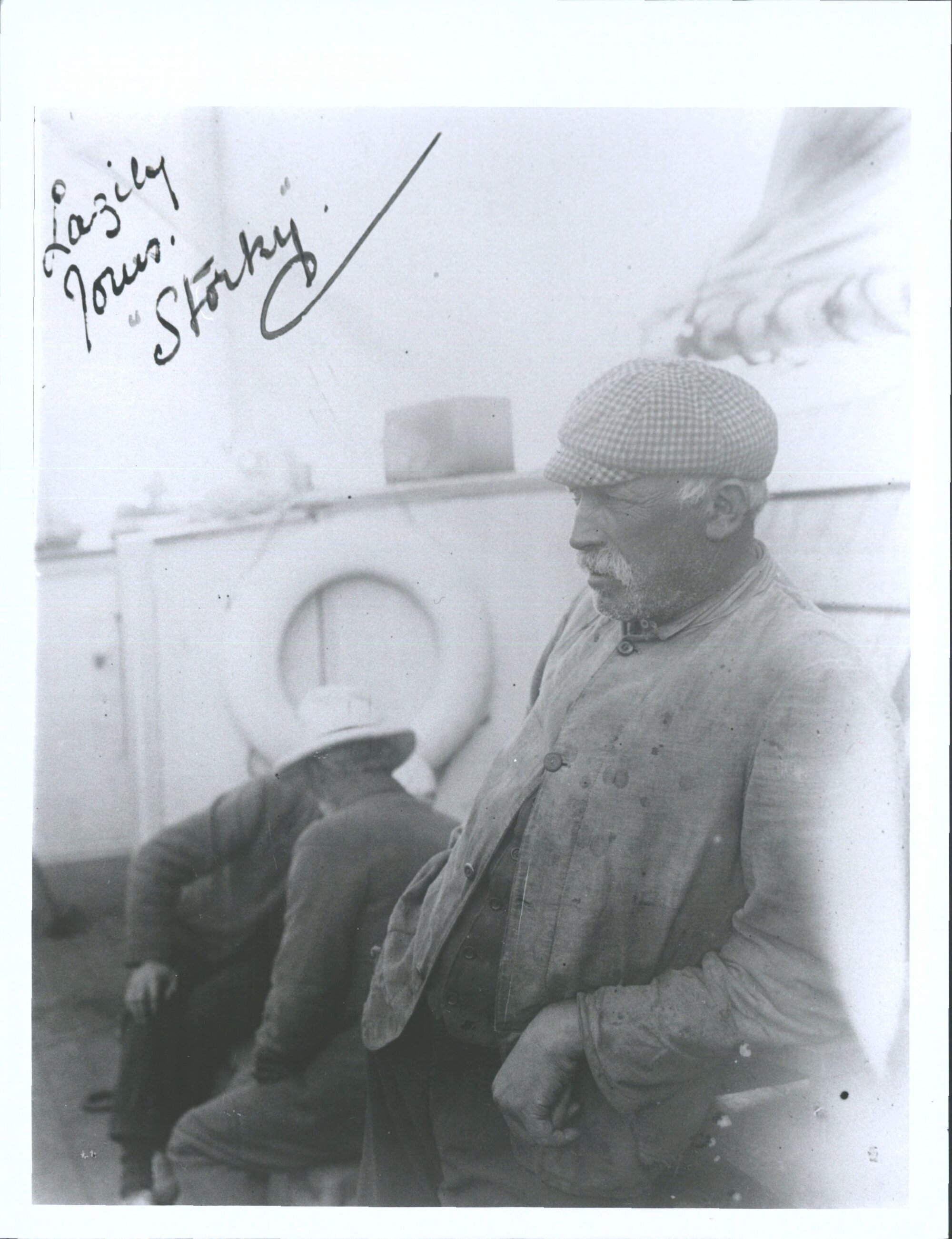 "Lazily yours, Storkey"