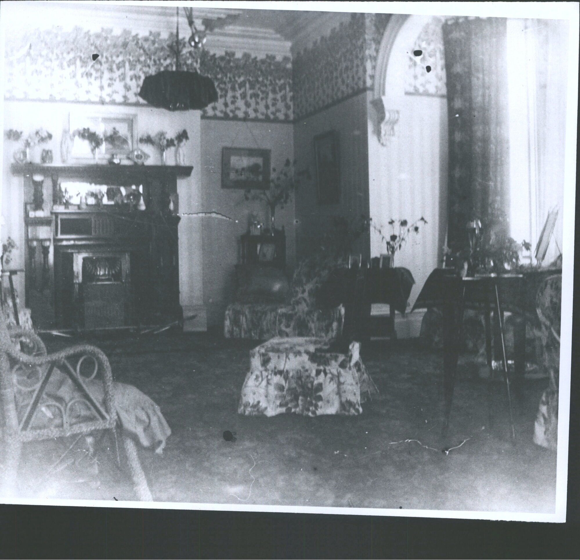 Probably Interior of "Norbury" Western Hutt,  residence of G. W. and Mrs von Zeditz