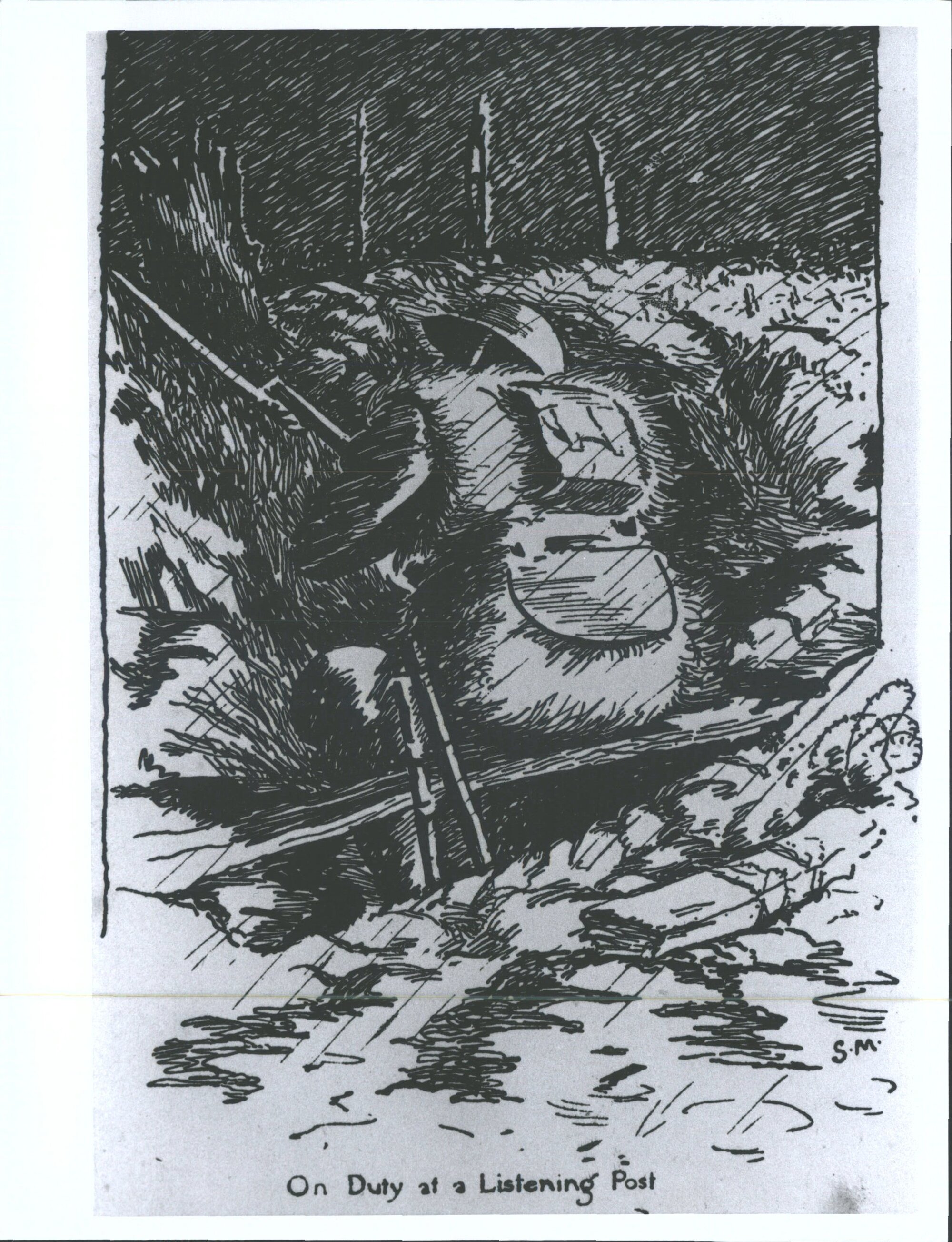 On Duty at a Listening Post