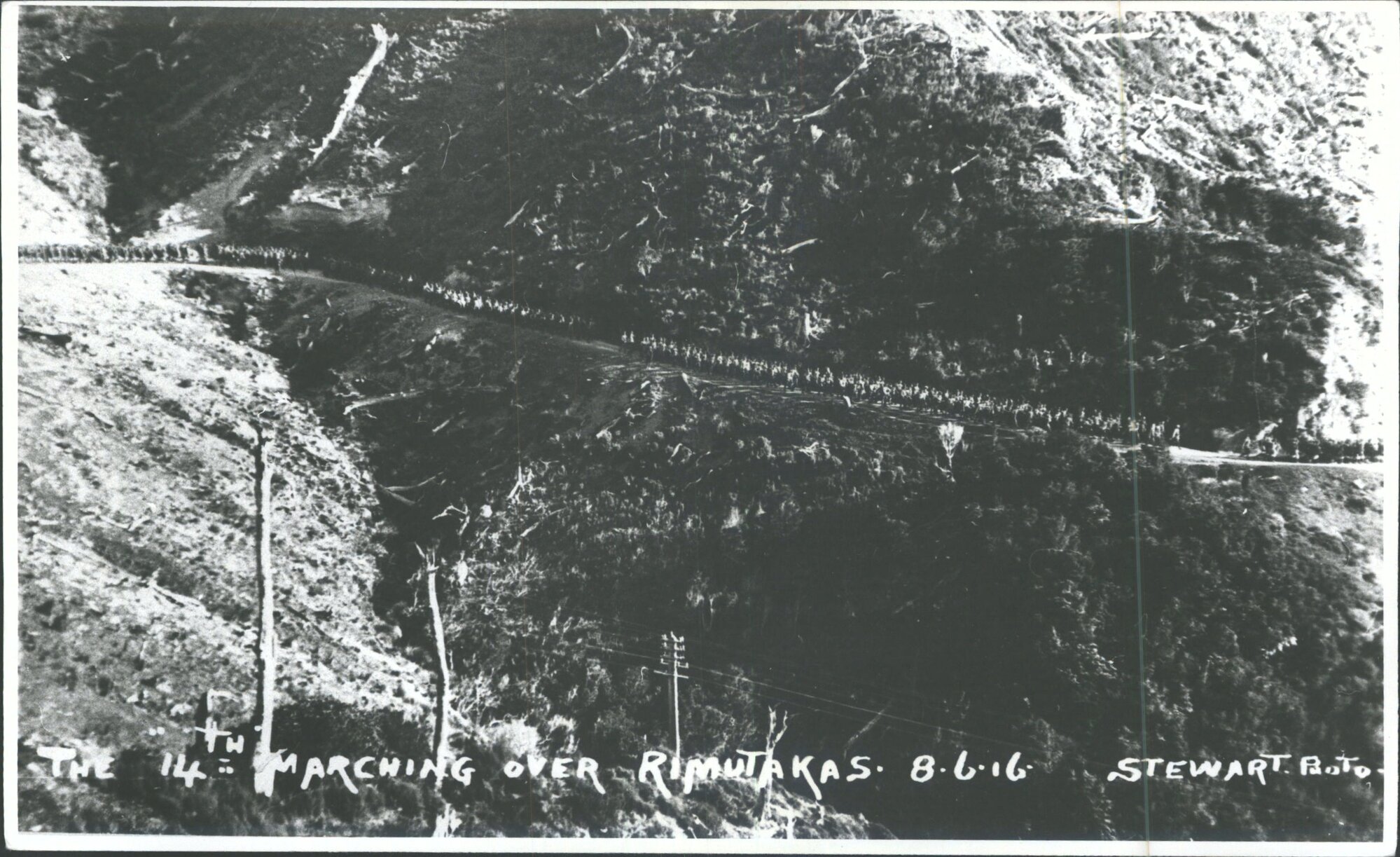 The 14th marching over Rimutakas