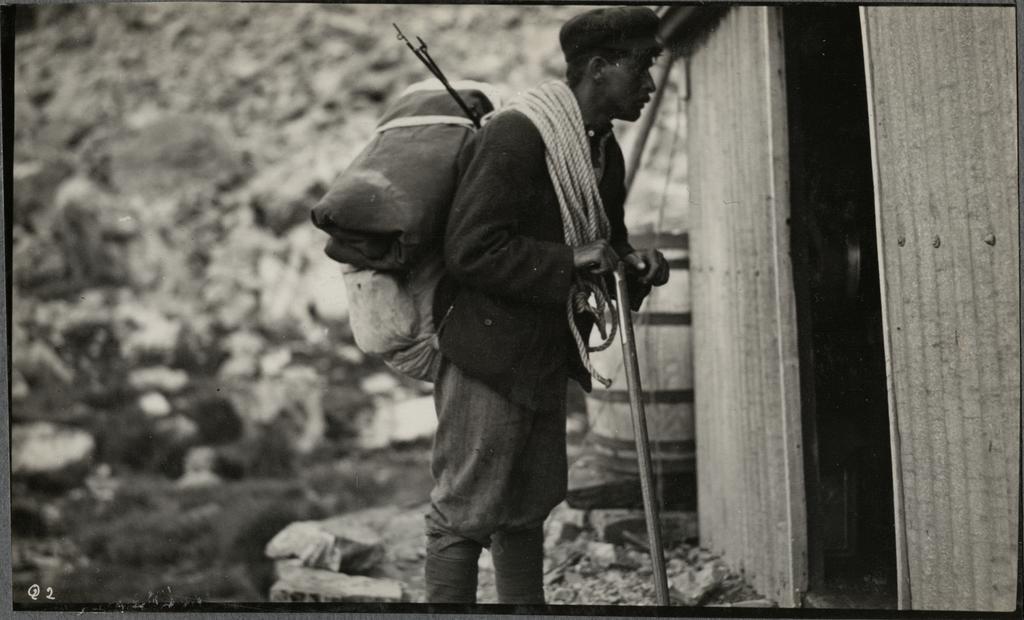 'Conrad Kain at Malte Brun Hut'