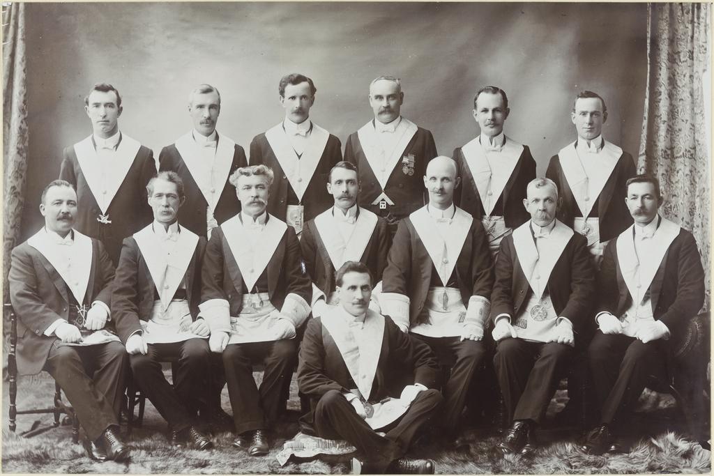 Officers of Morning Star Lodge No.192, Roslyn
