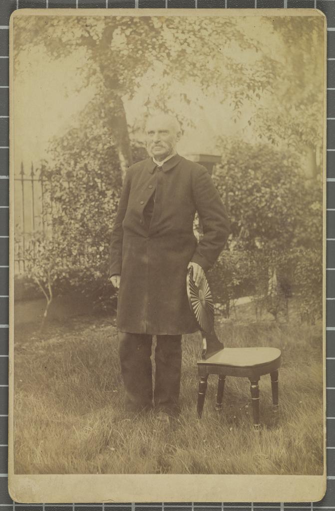 Donald McNaughton Stuart standing outdoors