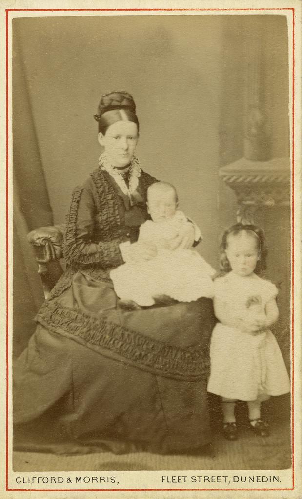 'My mother [Rachel (Hepburn) Stewart] with Rachel and George'