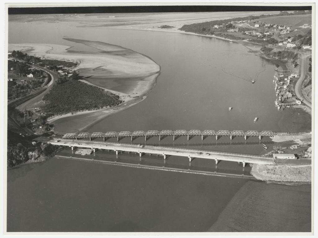 Aerial view of Taieri Mouth