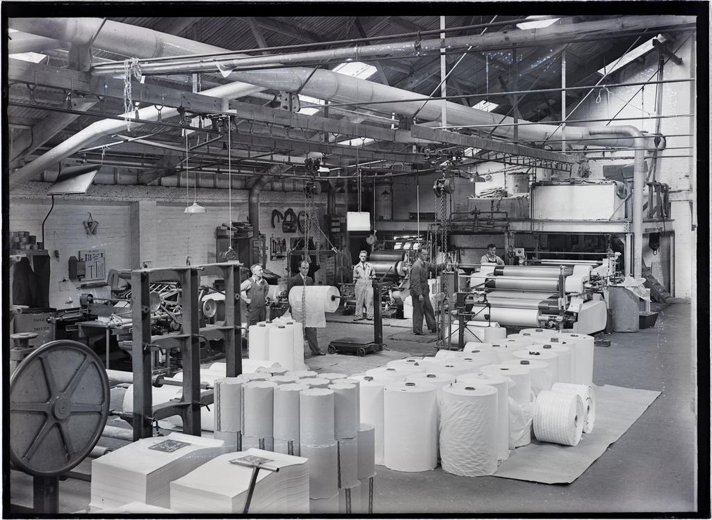Printing room, Coulls Somerville Wilkie, Crawford Street, Dunedin