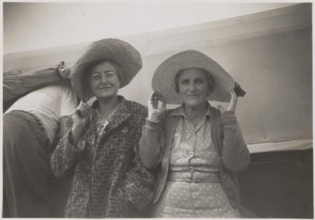 Mrs Gill and Millicent Baxter