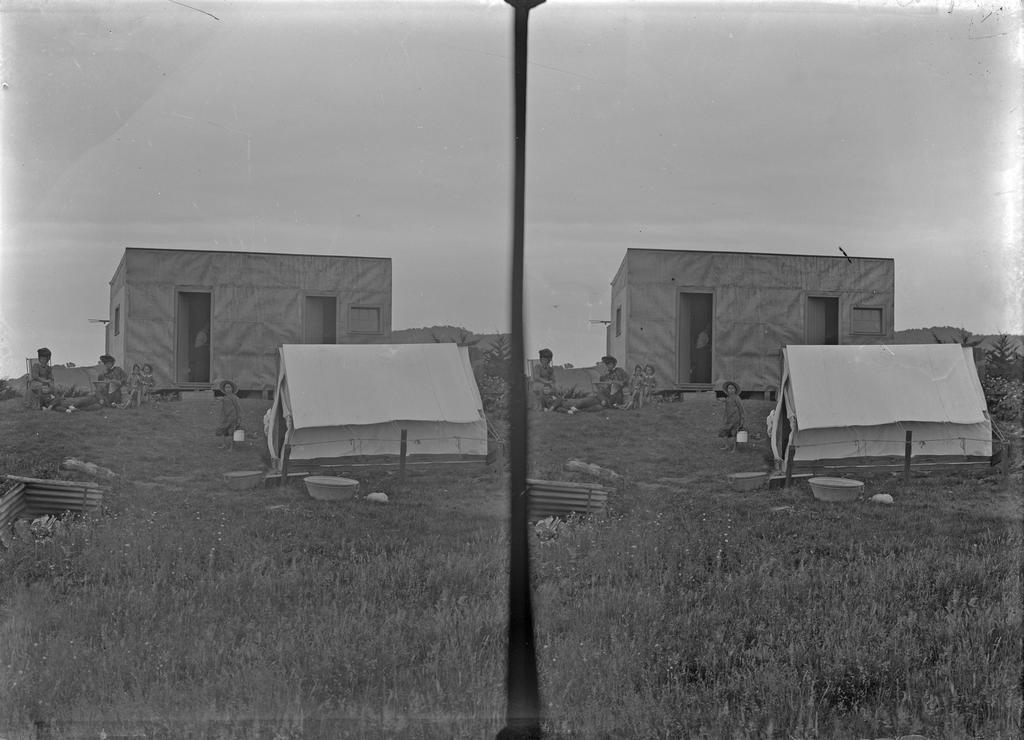 First camp and house at Karitane