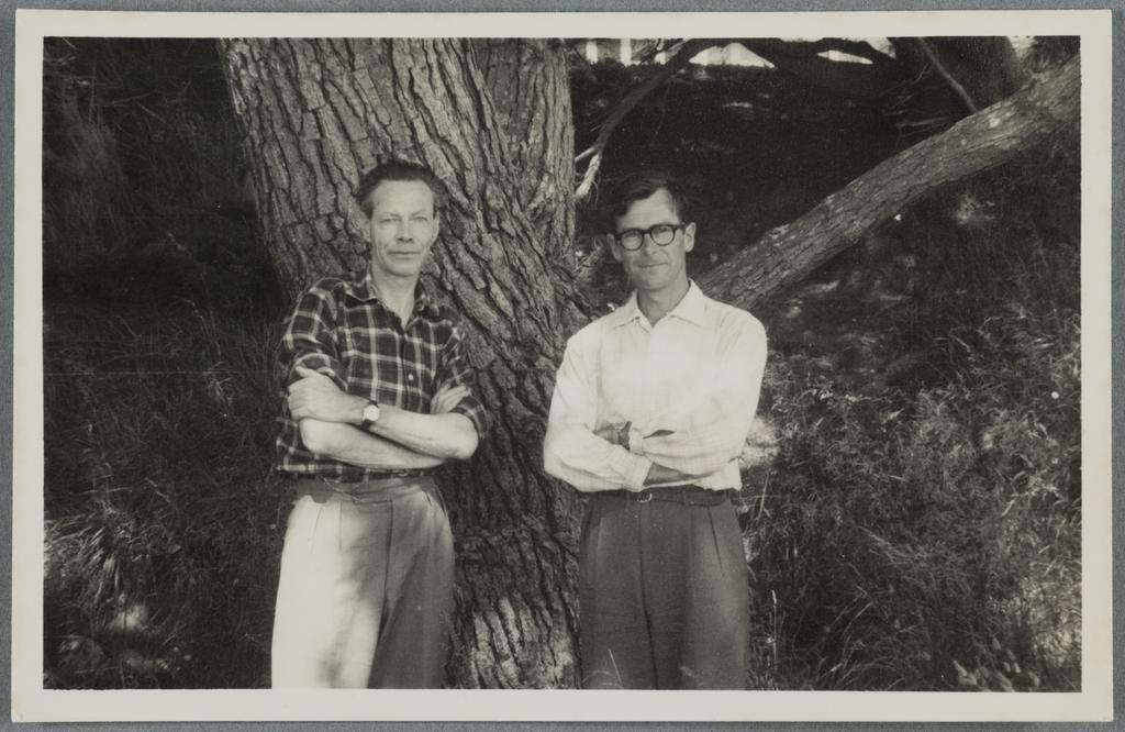 Roderick Finlayson with Bruce Beaver