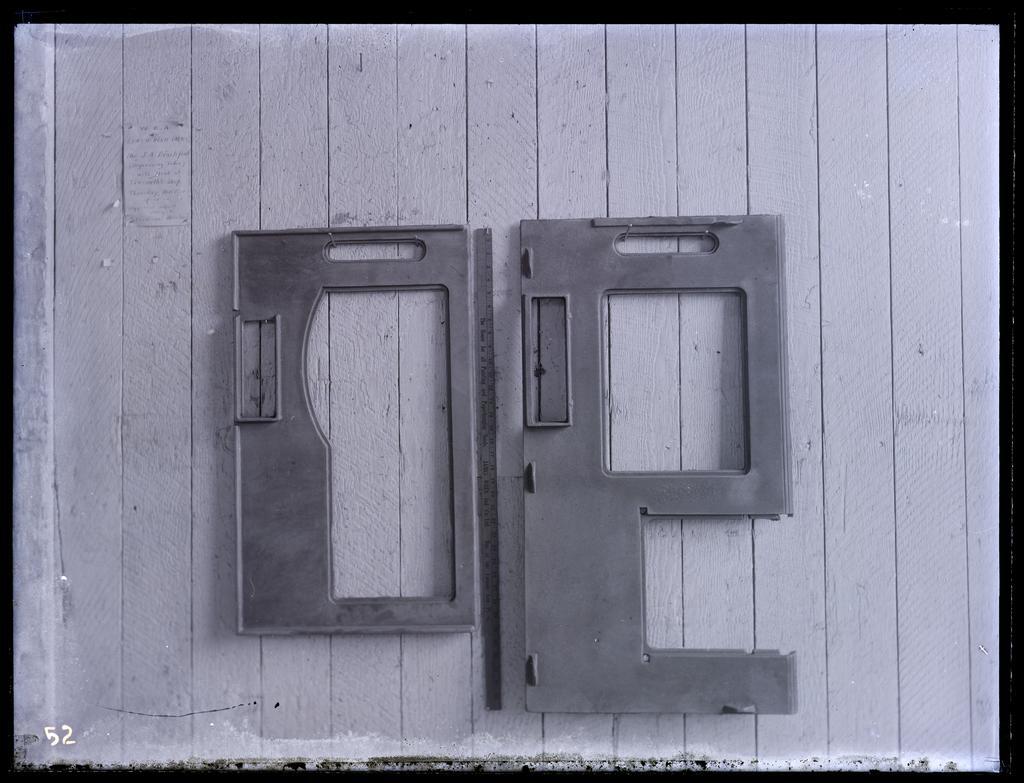 Unassembled parts of range