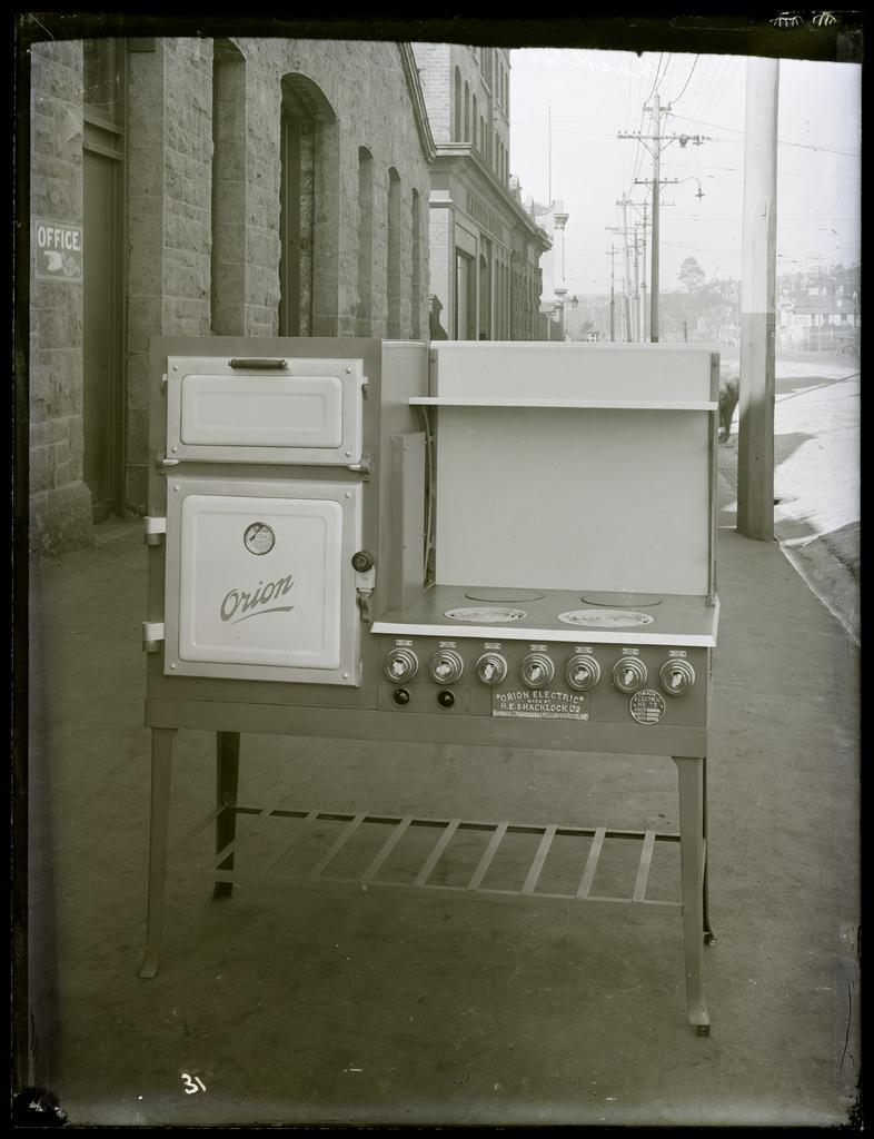 Orion electric range no. 75